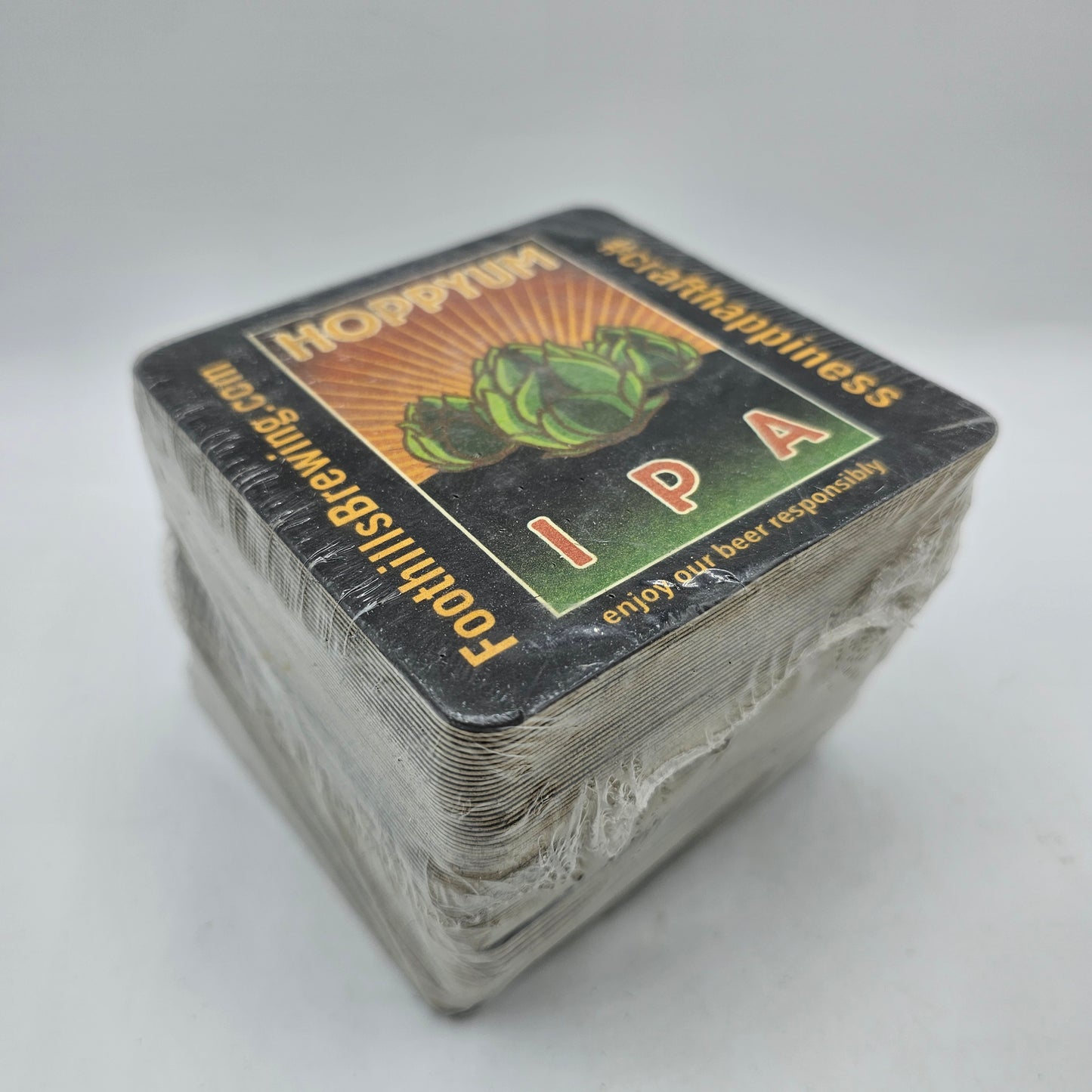 Hoppyum IPA / Jade IPA Card Coaster Beer Barmat Sealed Pack of 75