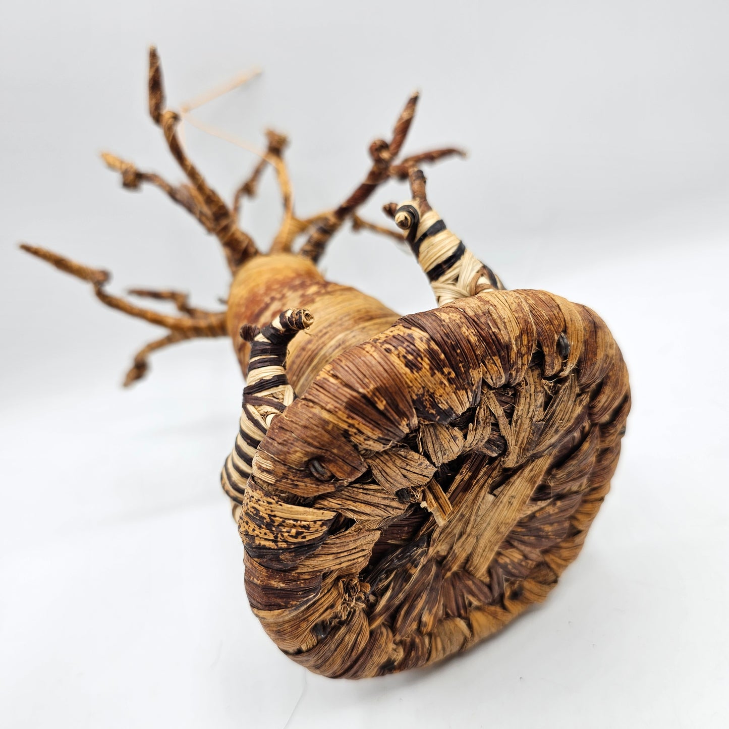 Banana Leaf Jewelry / Ring Holder Tree with Zebras