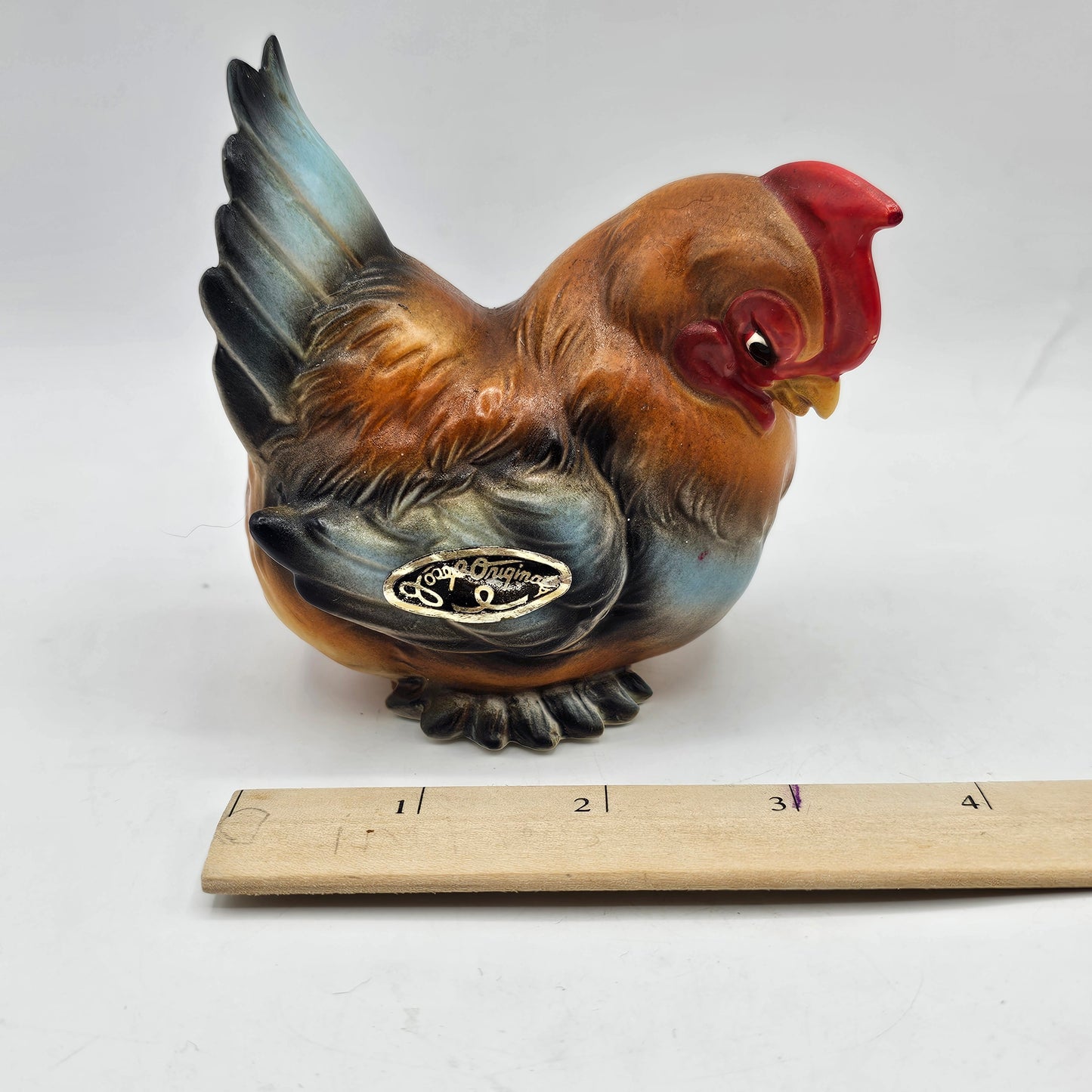 Vintage Josef Originals Porcelain Chicken Figurine