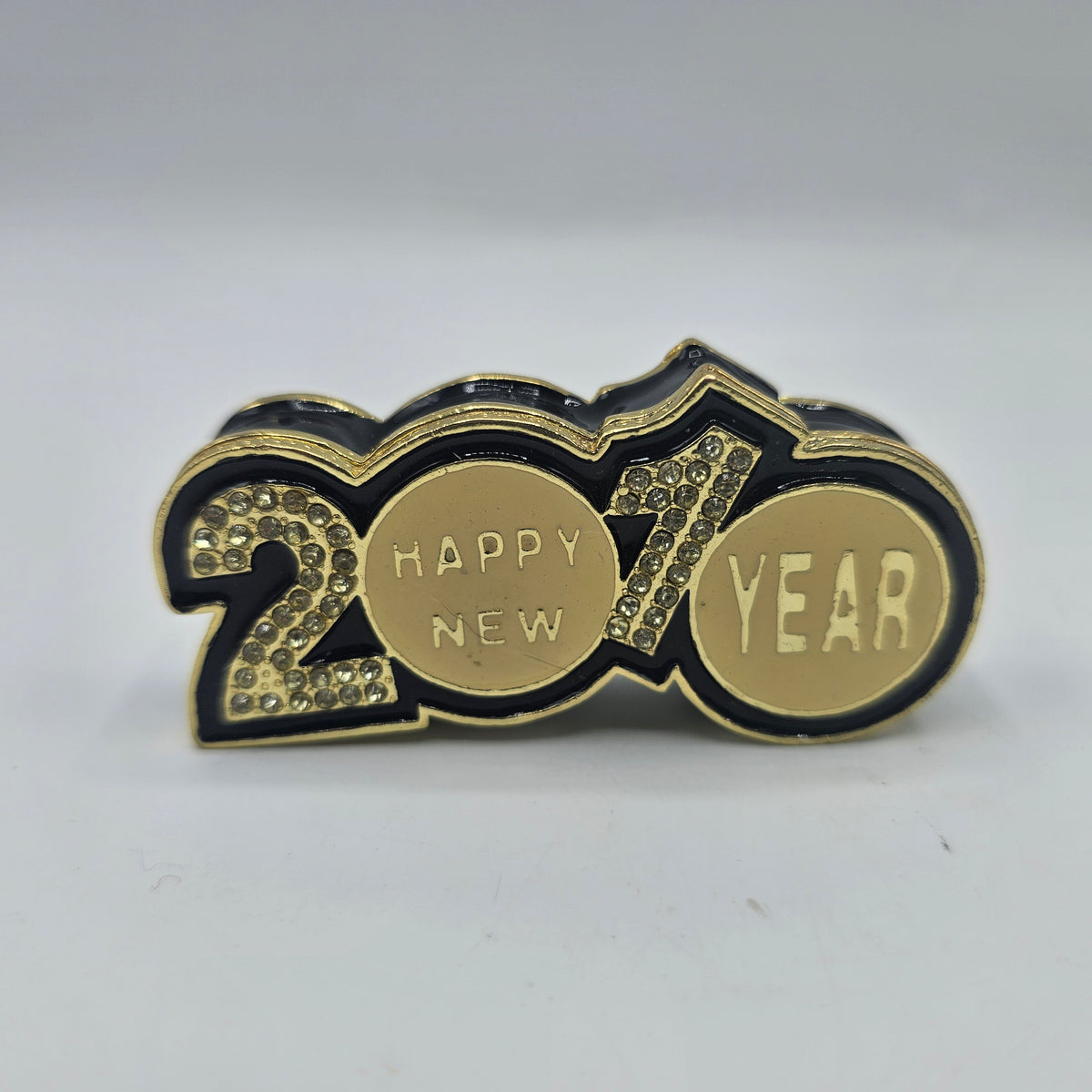 Happy New Year 2010 Hinged Trinket Box