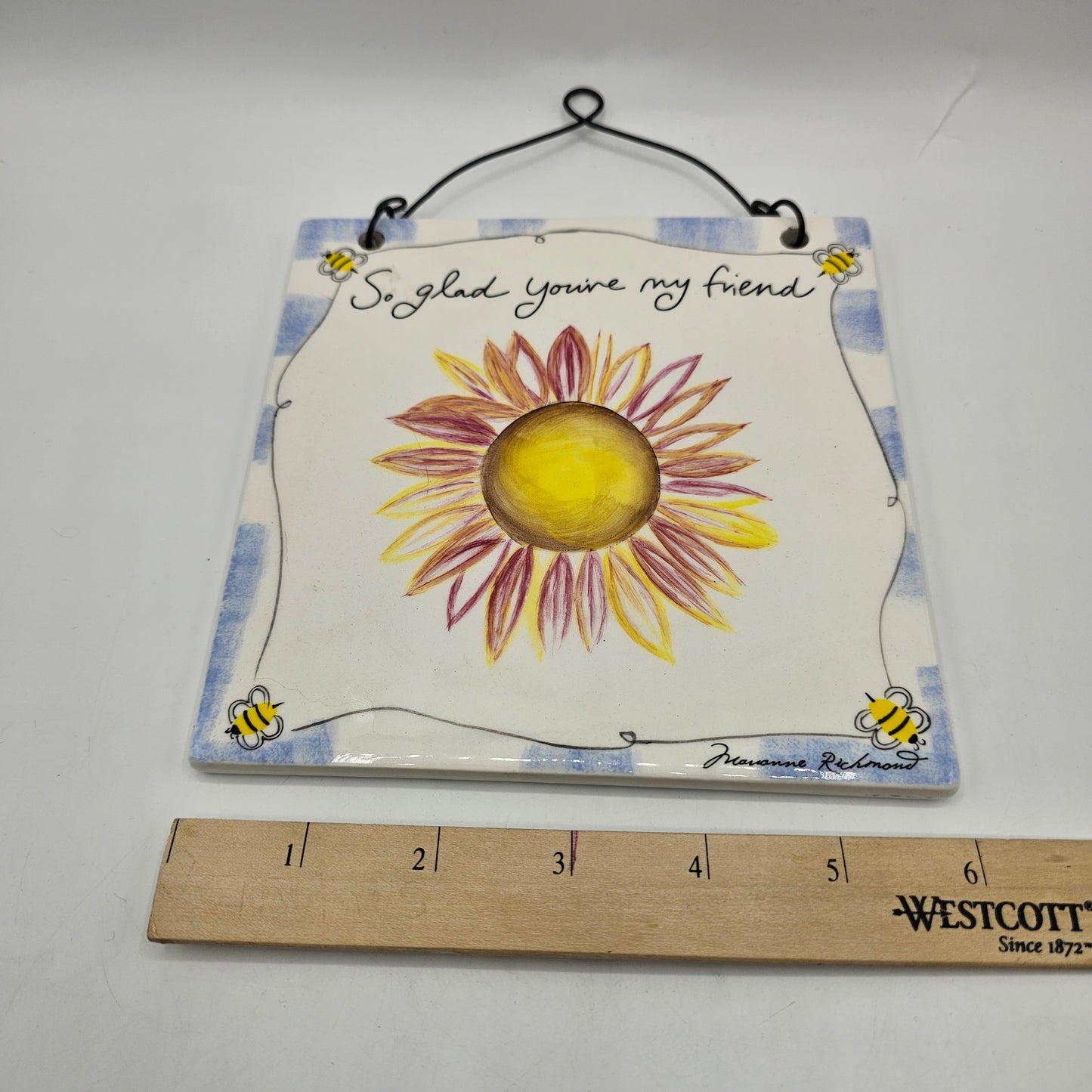 Friend Tile Wall Plaque with Hanger
