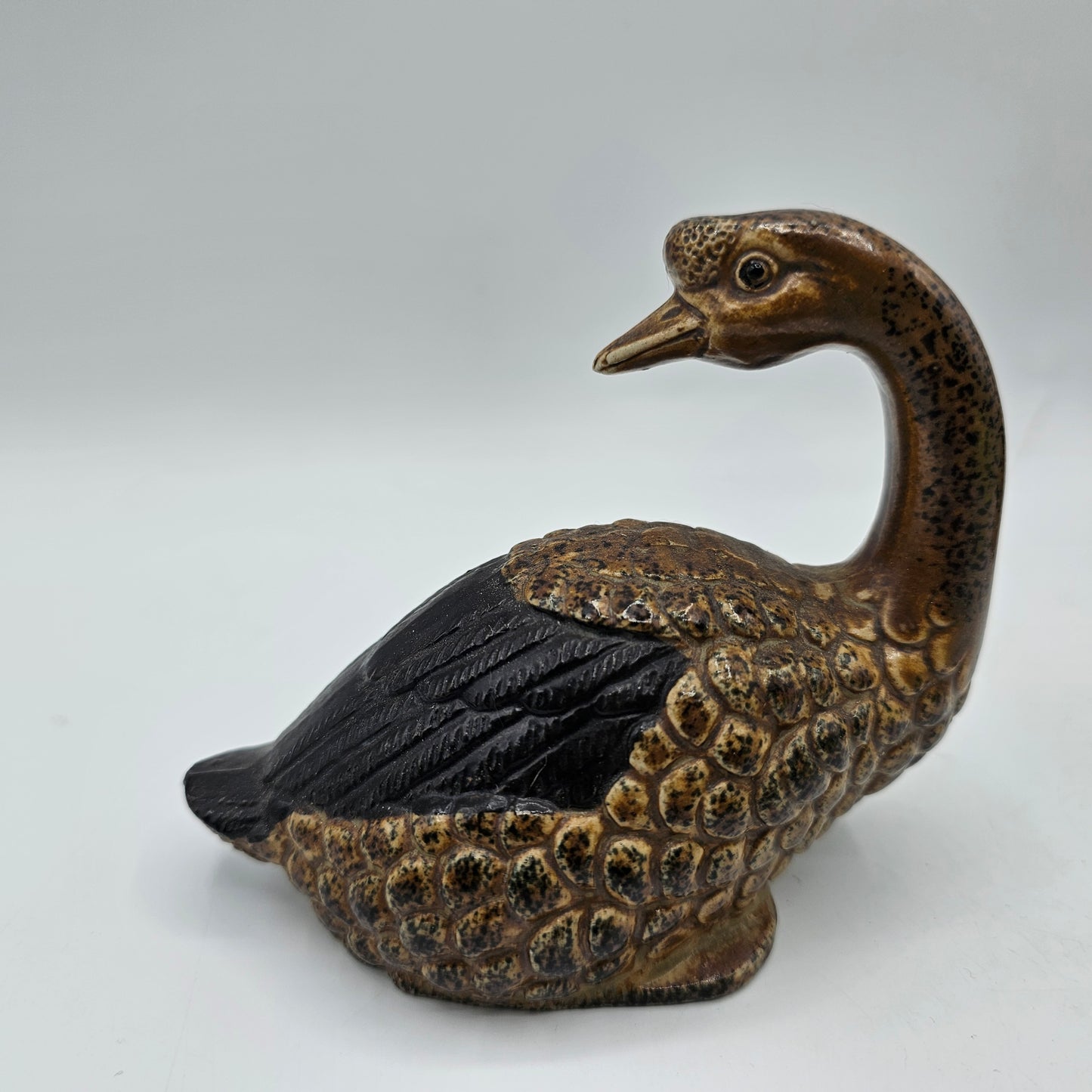 Vintage Pair of Geese Ceramic Figurine by Wony Ltd of Japan