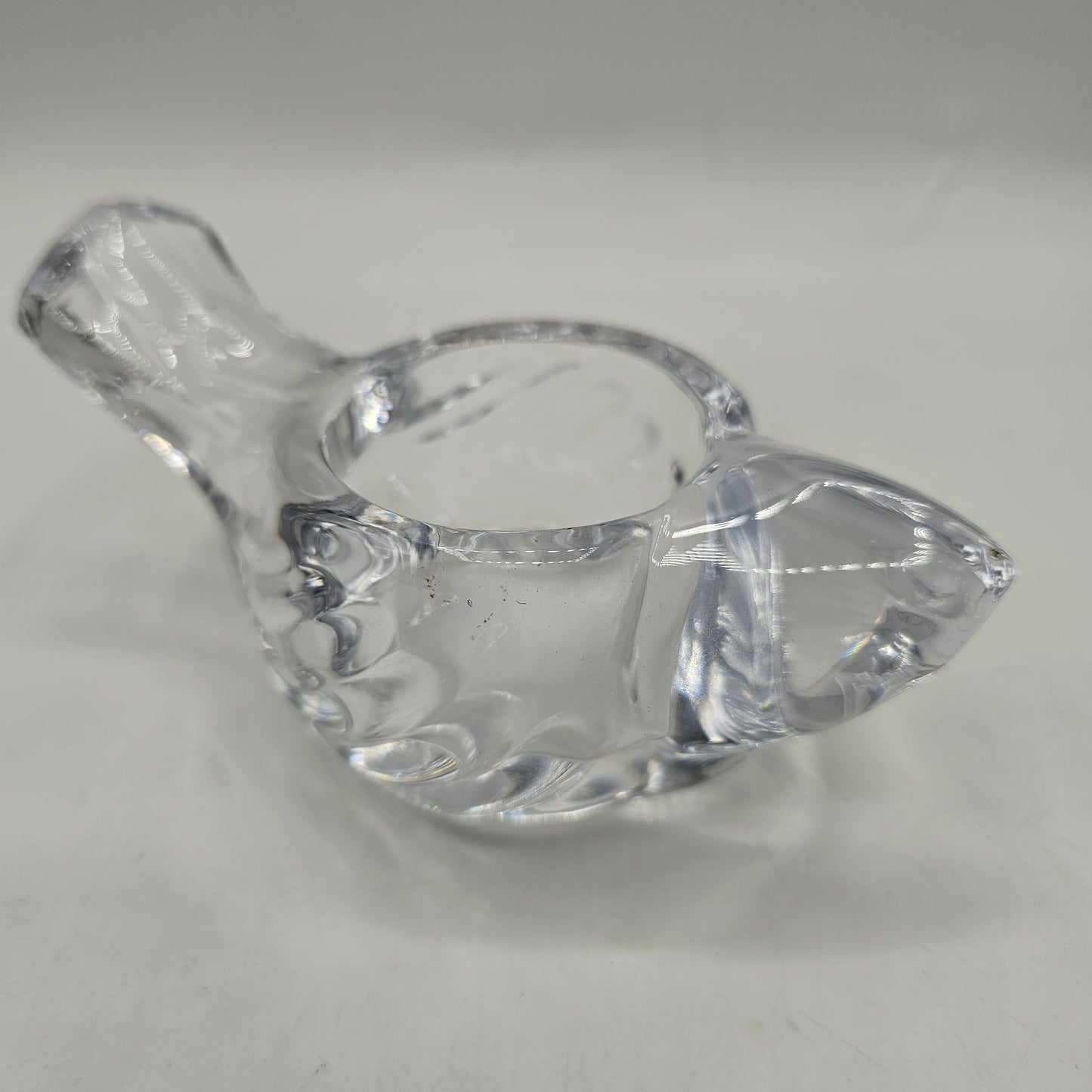 Swedish Glass Bird Votive / Tealight Candle Holder