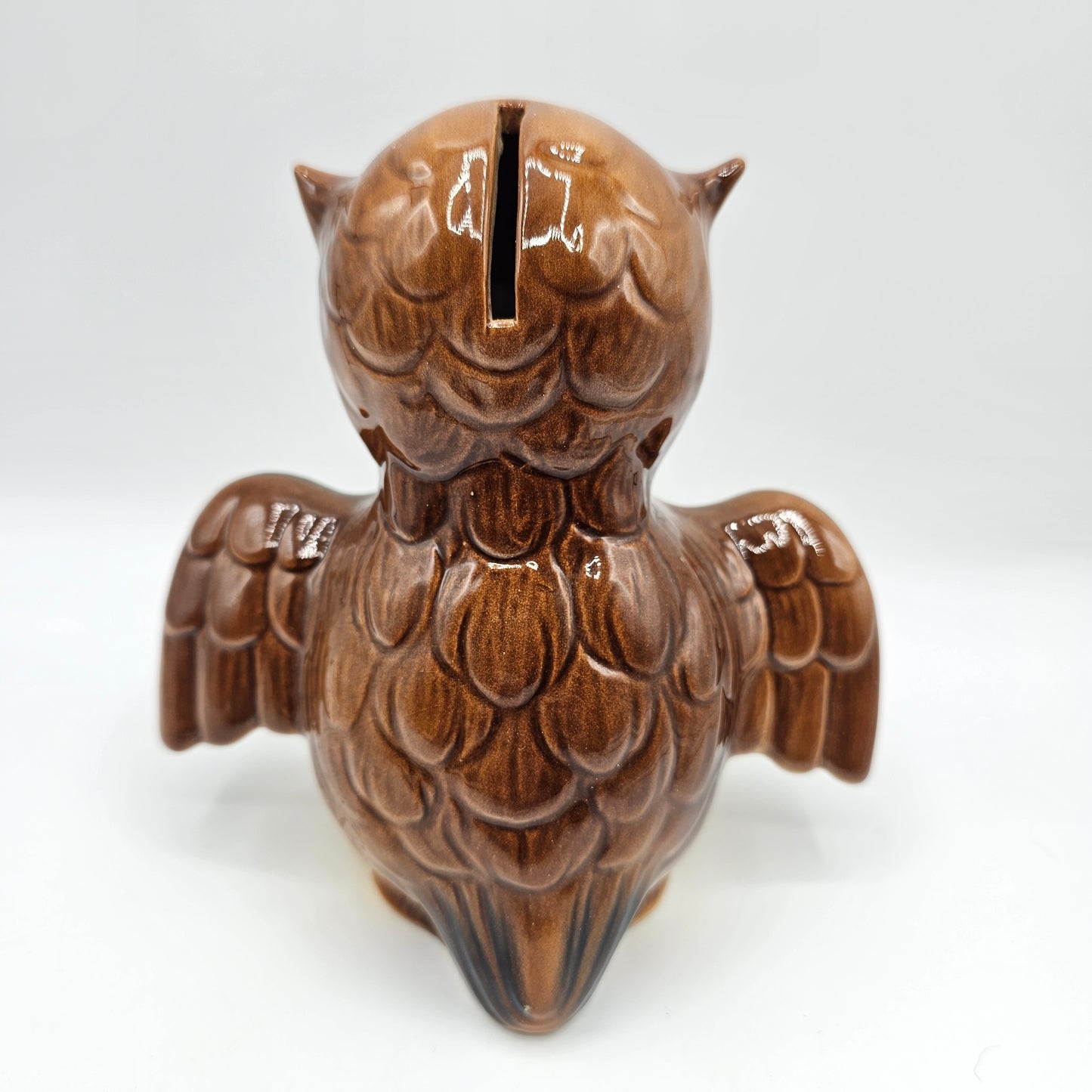 Vintage Ceramic Brown Owl Bank by Goebel of West Germany