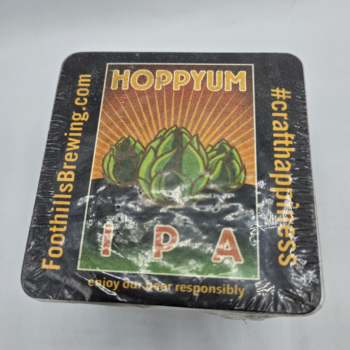 Hoppyum IPA / Jade IPA Card Coaster Beer Barmat Sealed Pack of 75