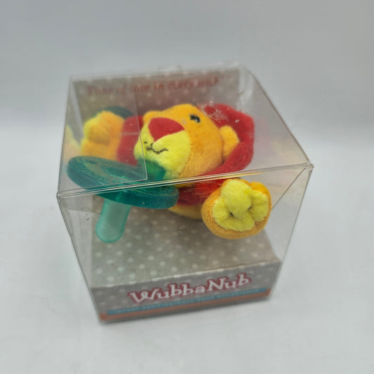 Wubbanub Binky Pacifier with Plush Lion Attached