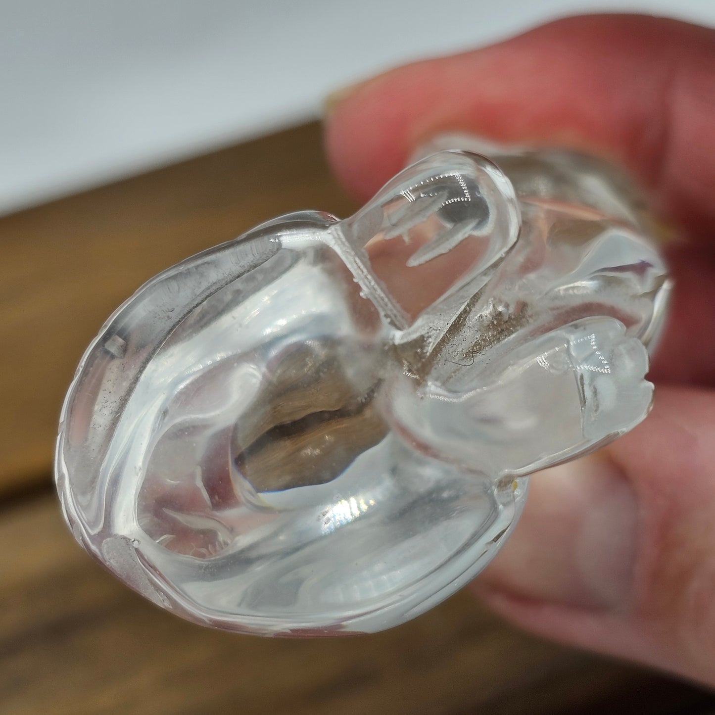 Vintage Lead Crystal Sitting Cat Figurine - 2.25"