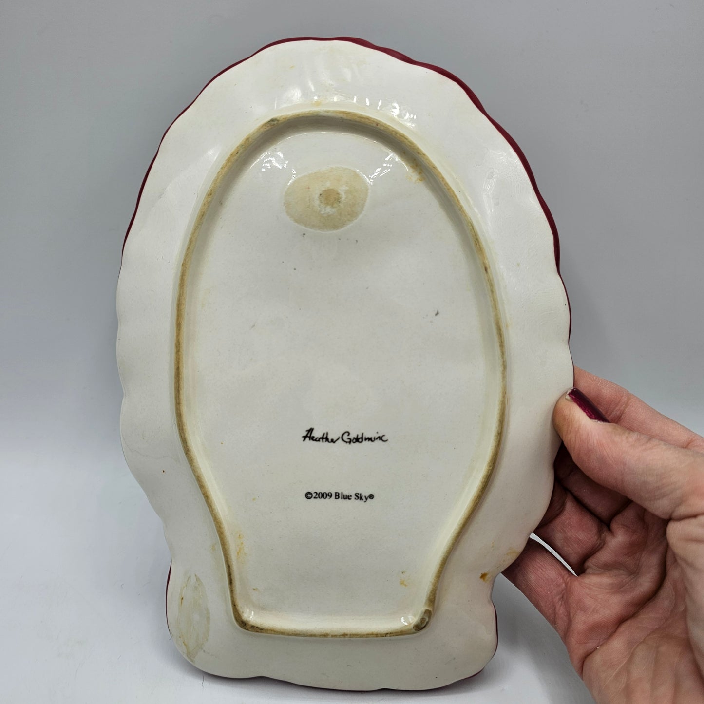 Blue Sky Clayworks Heather Goldmic Thanksgiving Turkey Trinket Dish