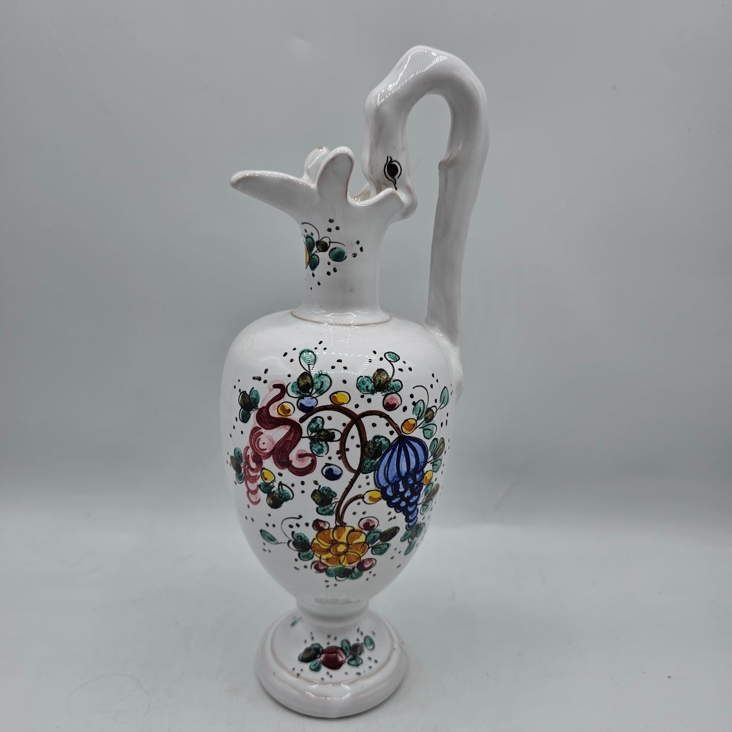 Swan Ewer Pitcher Style Vase - Made in Italy