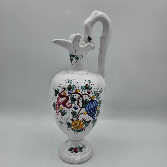 Swan Ewer Pitcher Style Vase - Made in Italy