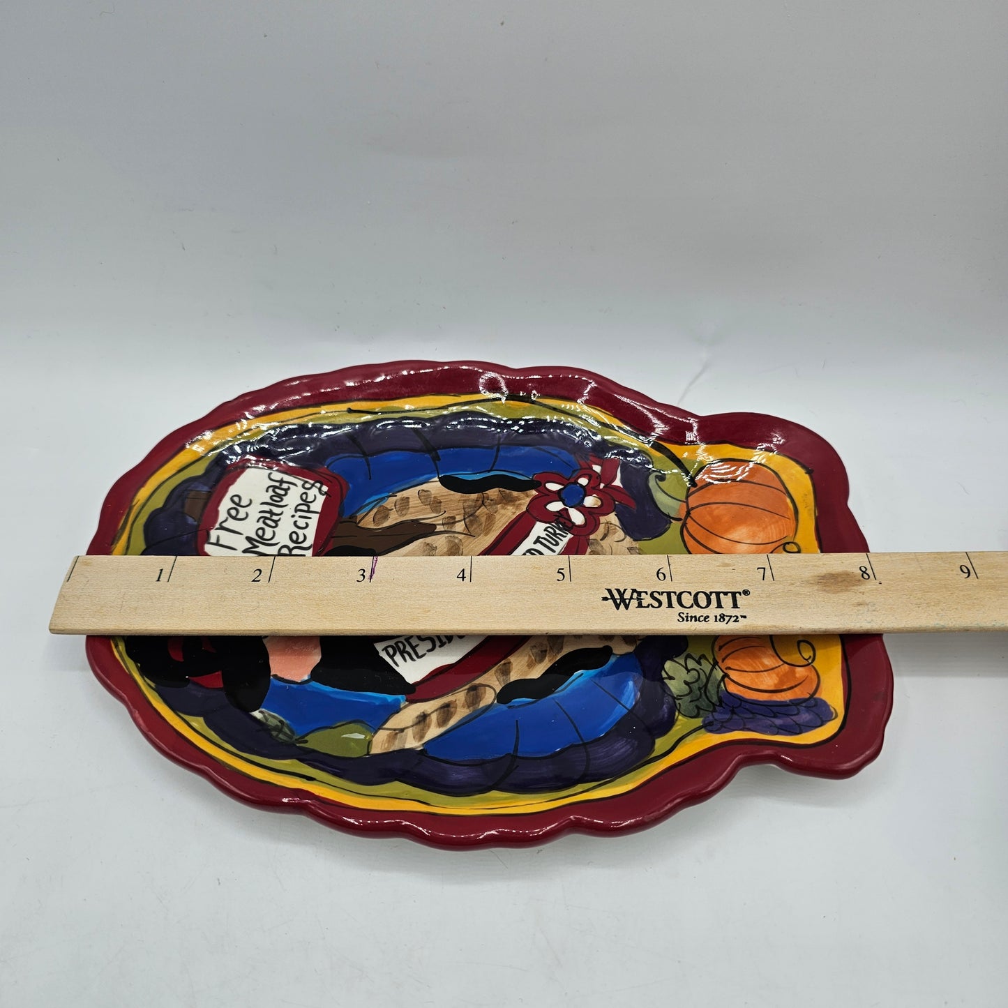 Blue Sky Clayworks Heather Goldmic Thanksgiving Turkey Trinket Dish