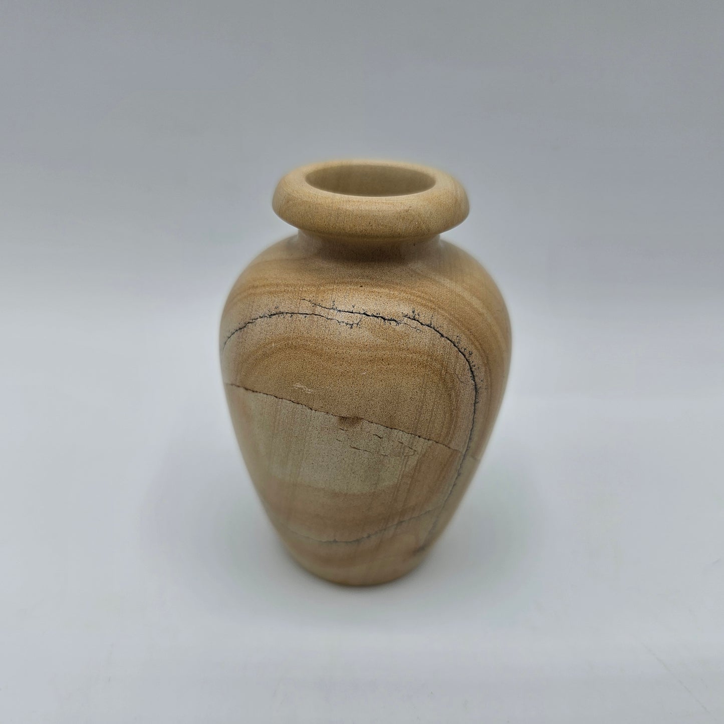Small Carved Stone Vase Figurine
