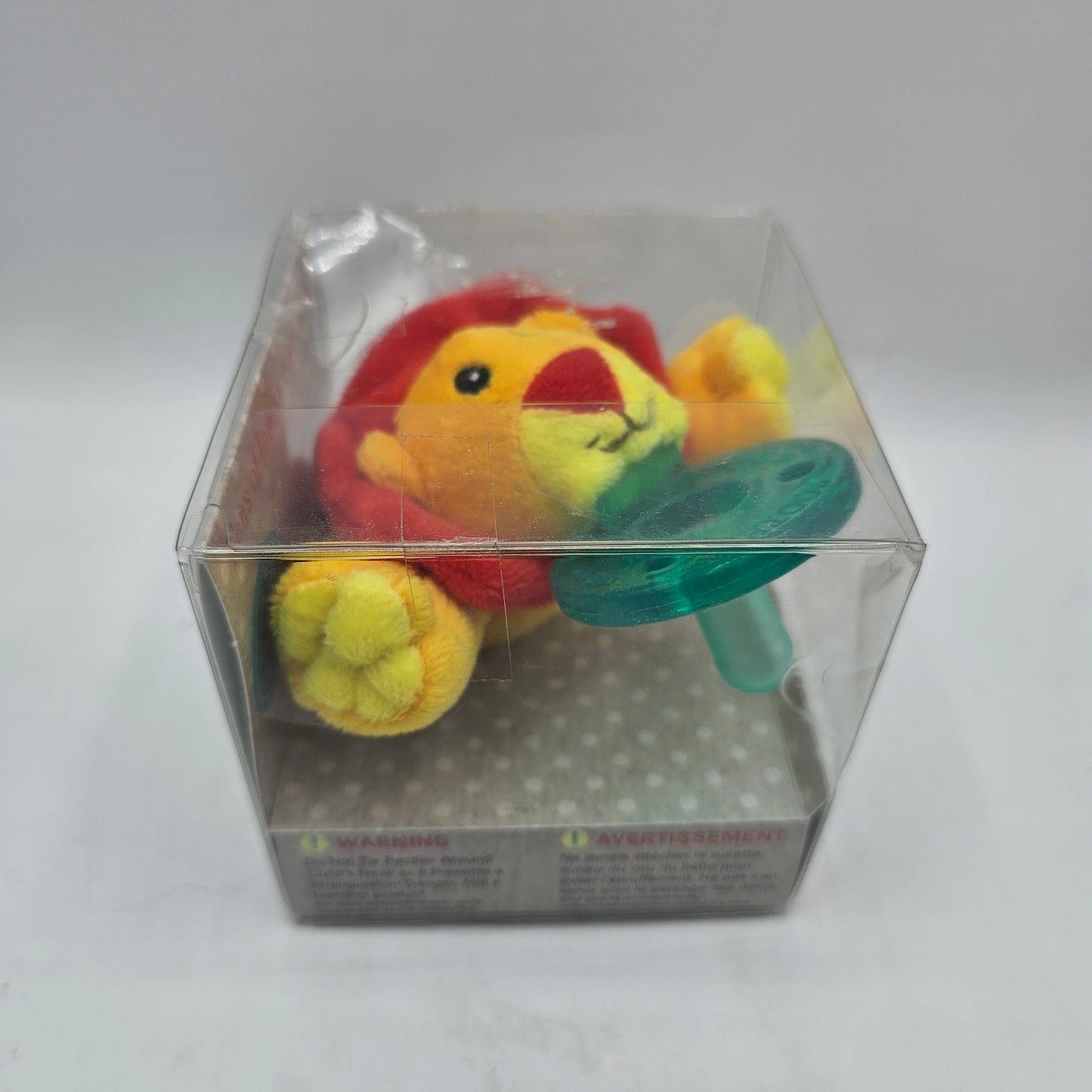 Wubbanub Binky Pacifier with Plush Lion Attached