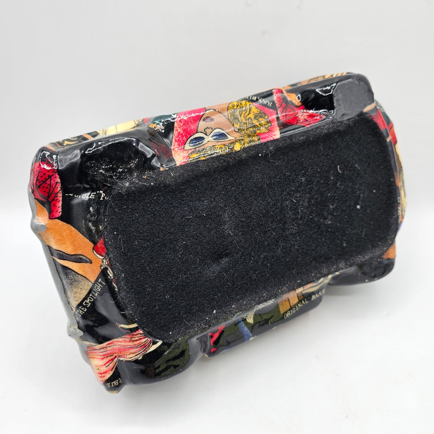 Patchwork Ceramic Original Barbie Car Figurine