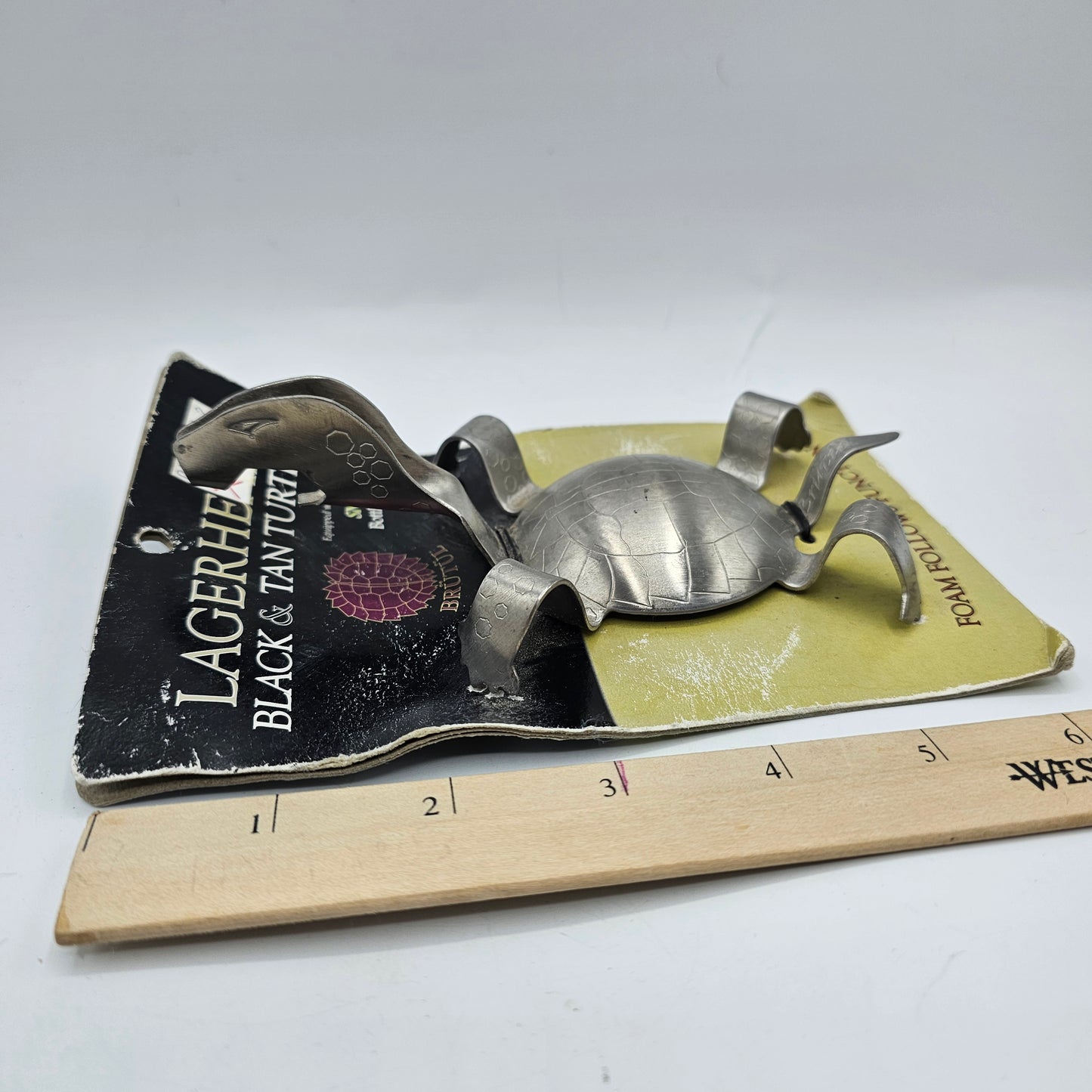 Lagerhead Black and Tan Turtle with Snapper Bottle Opener