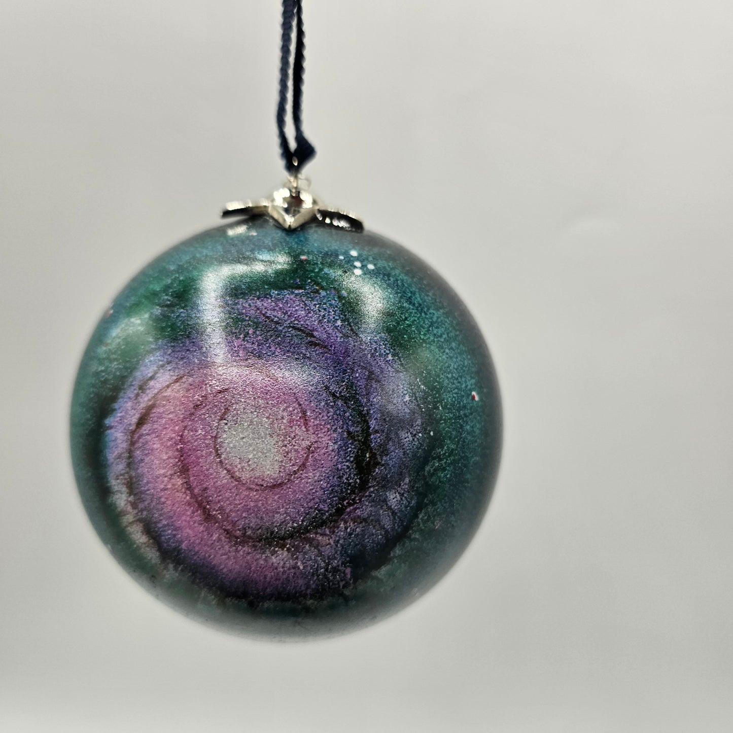 Rodarte Hand Painted Glass Ornament
