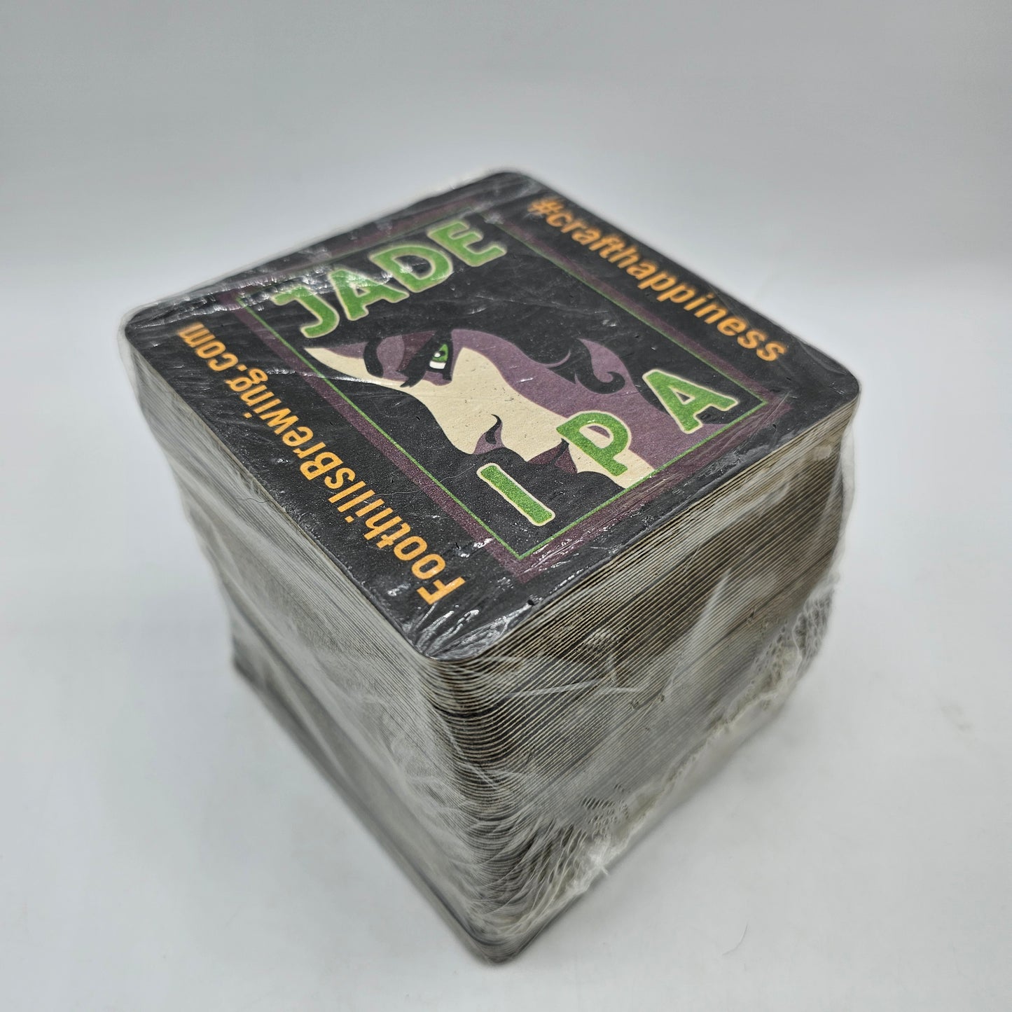 Hoppyum IPA / Jade IPA Card Coaster Beer Barmat Sealed Pack of 75