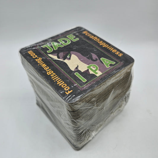 Hoppyum IPA / Jade IPA Card Coaster Beer Barmat Sealed Pack of 75