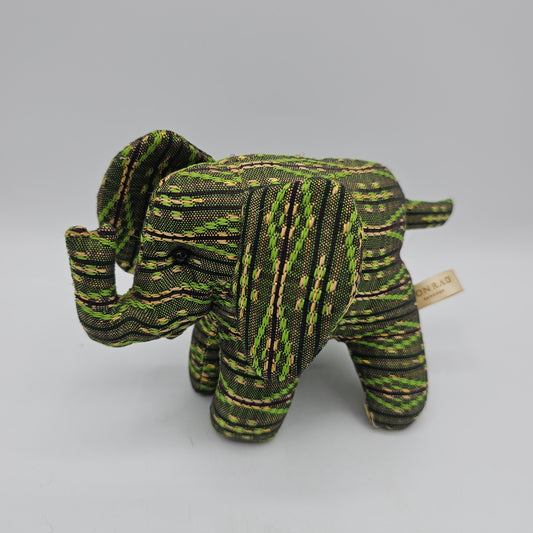 Boho Plush Green Tapestry Elephant from Conrad of Bangkok