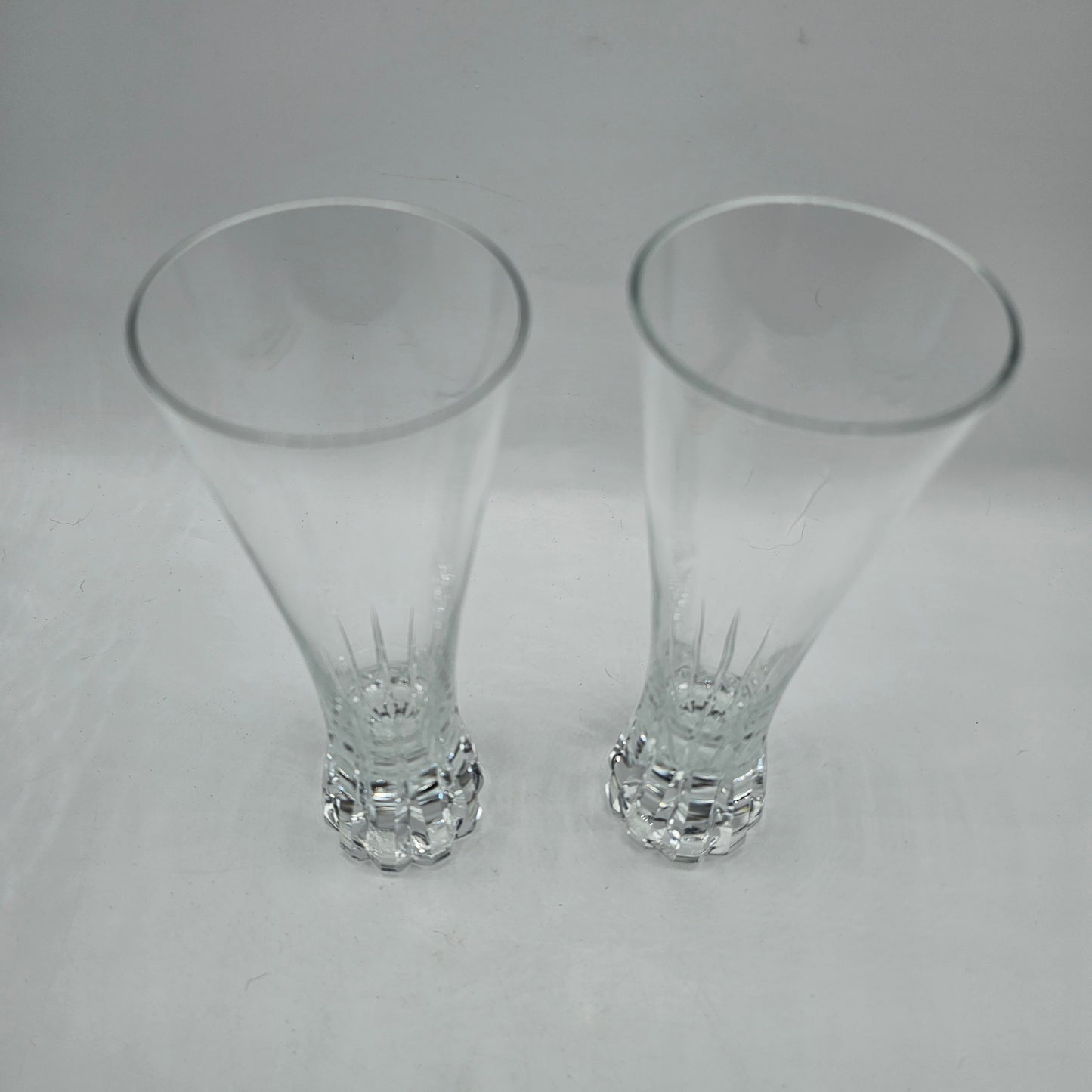 Rosenthal Patricia Crystal Champagne Flutes - Vintage 1950's - Set of 2 (perfect condition)