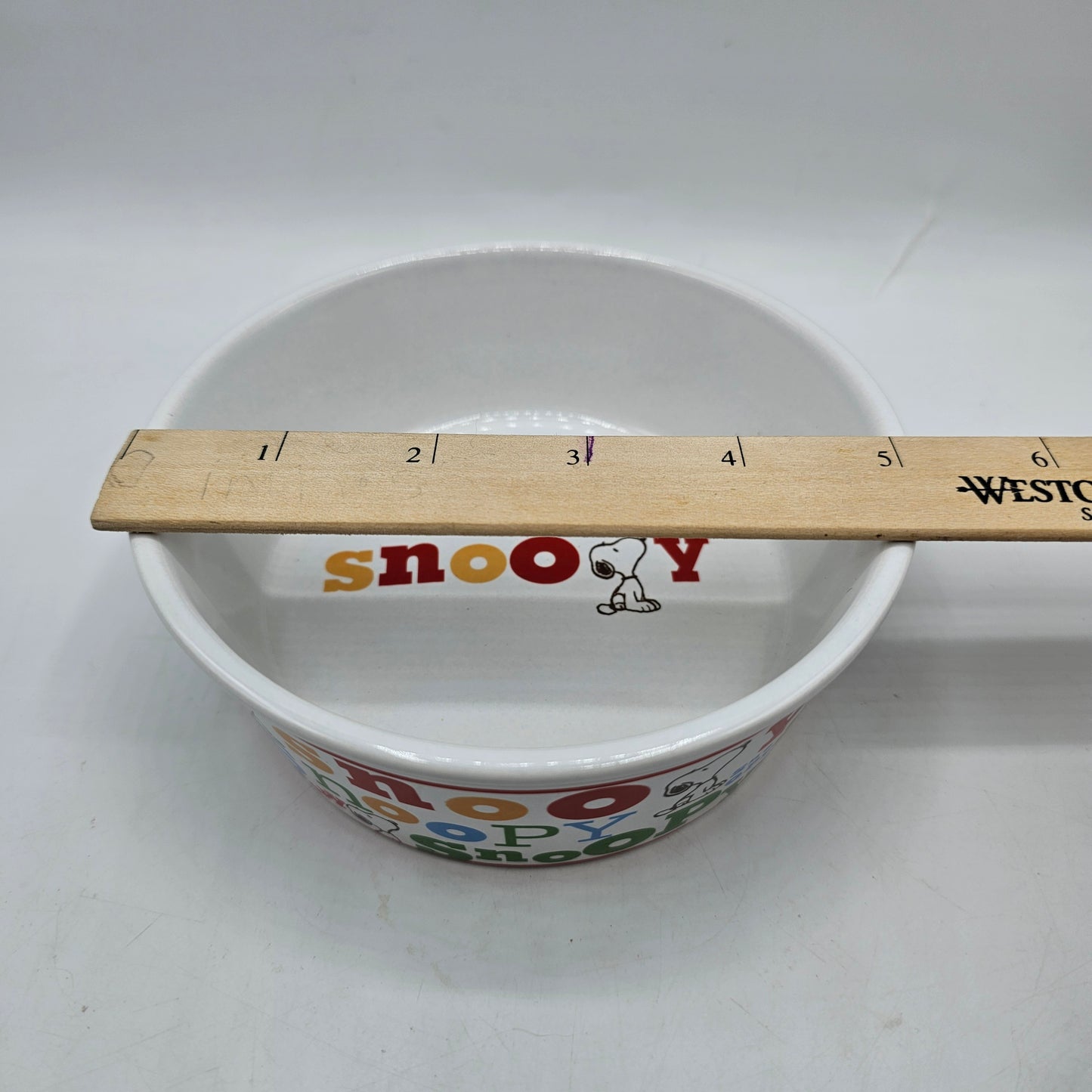 Snoopy Peanuts Dog Bowl Ceramic Pet Food Bowl