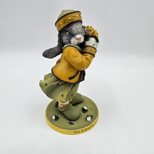 Friendship Bunny Rabbit Figurine by Demdaco