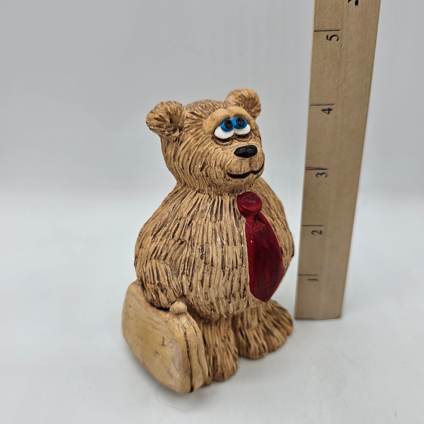 "Professional Bear" Resin Bear Figurine by Sheila Philipp for her "Imitating Life" Collection