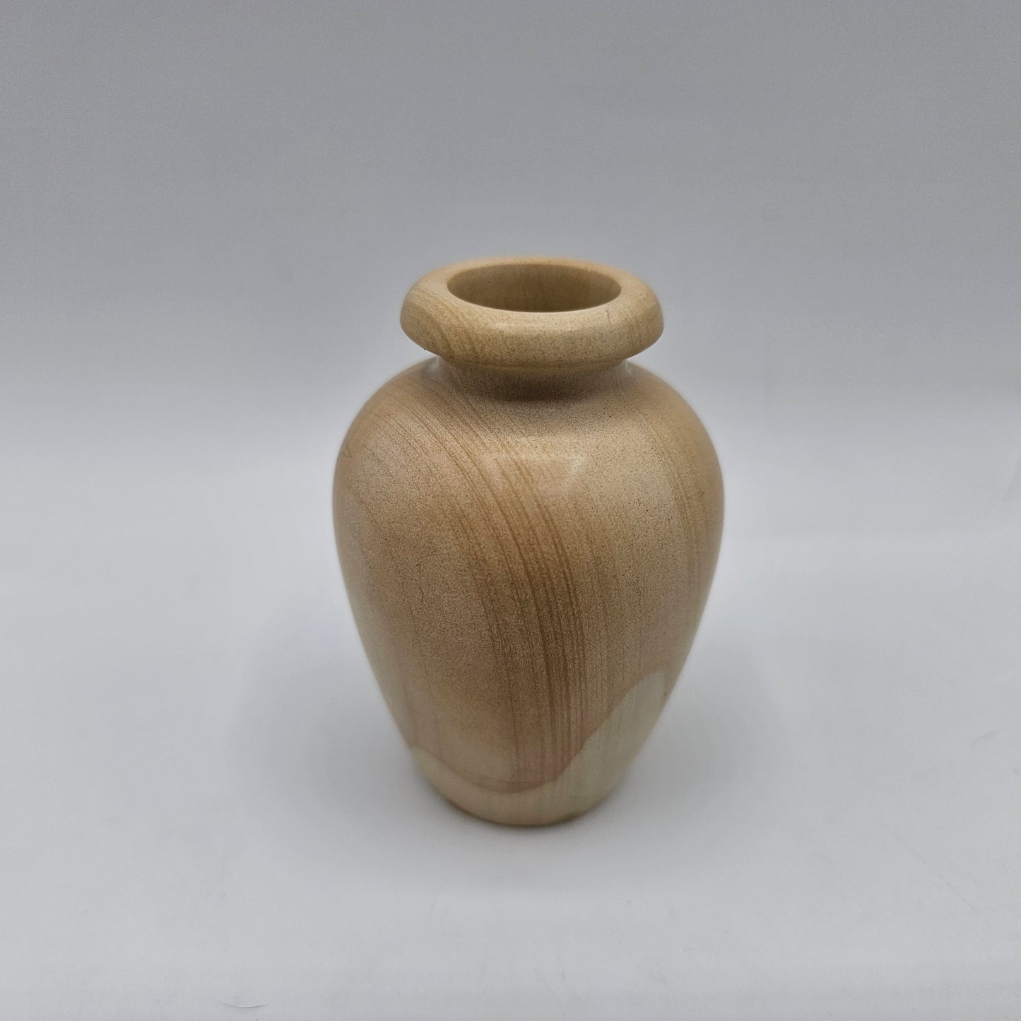 Small Carved Stone Vase Figurine
