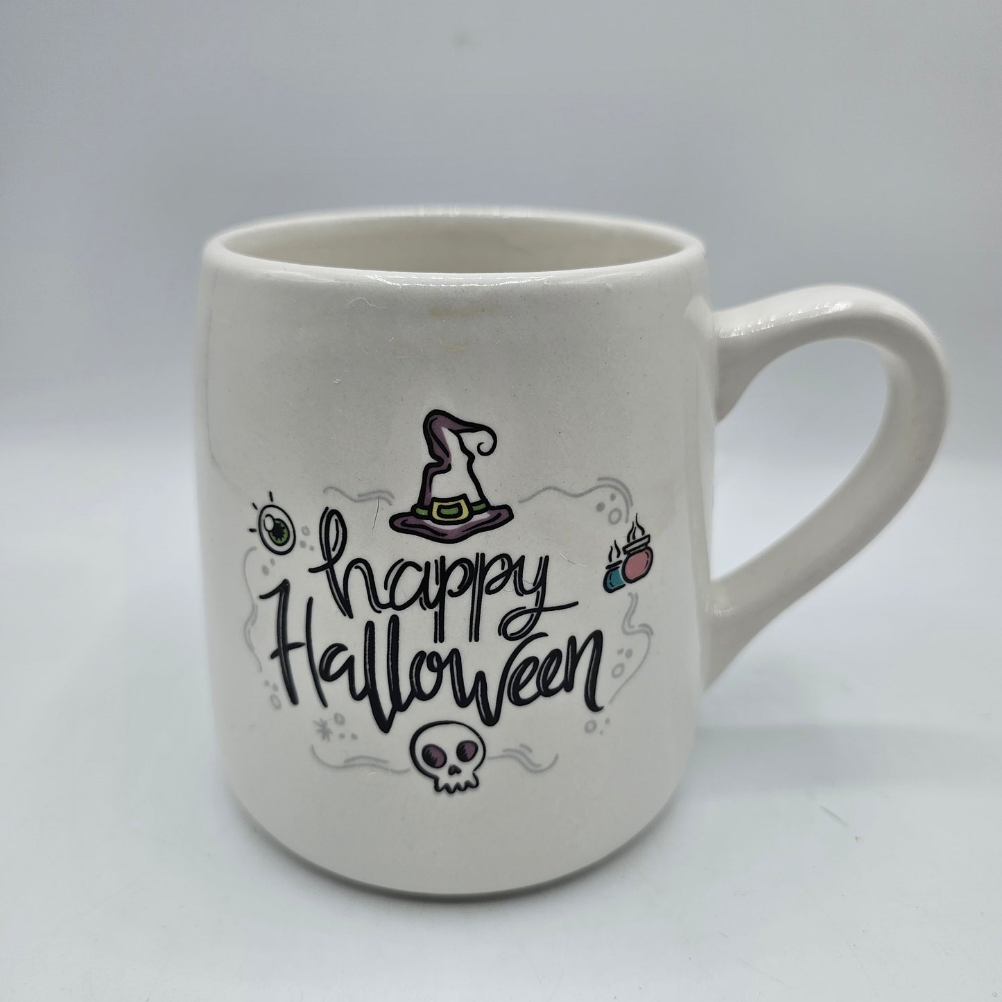 Happy Halloween Double Sided Ceramic Witch Mug
