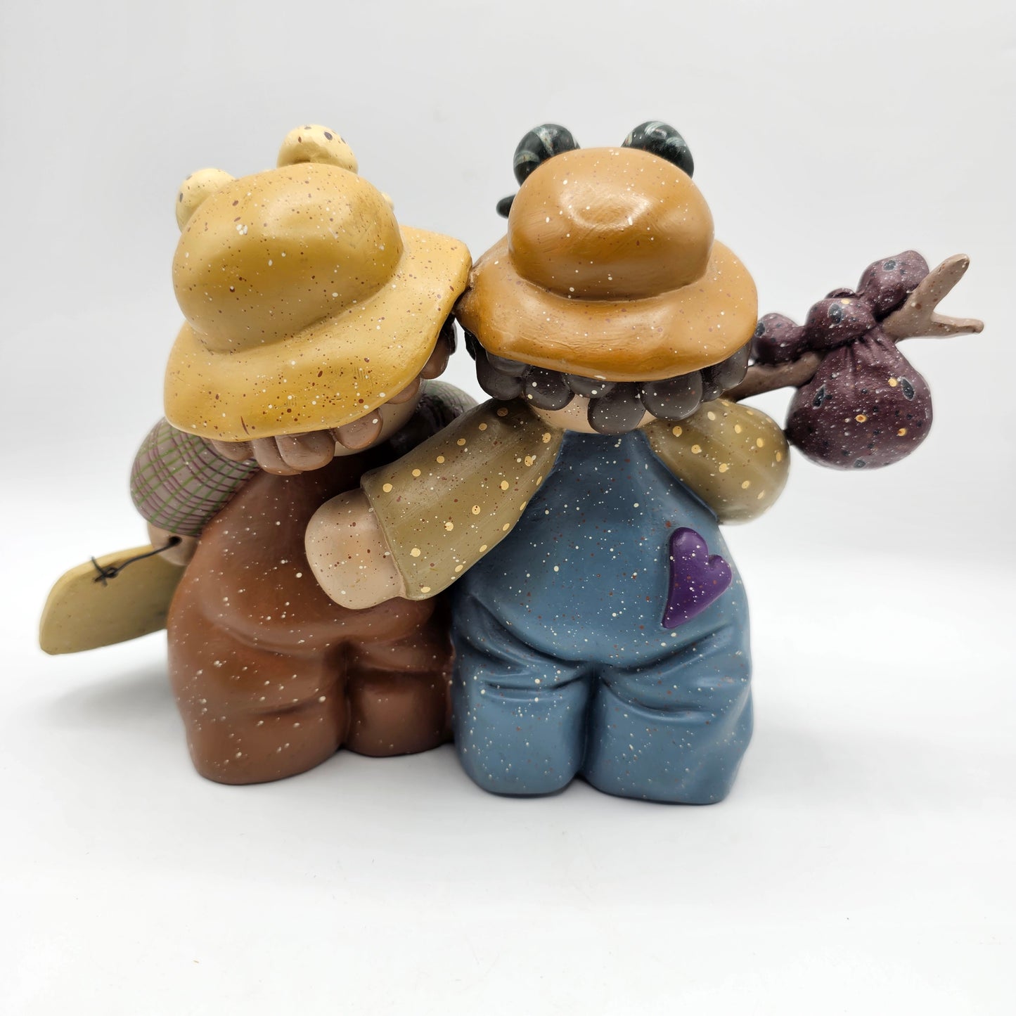 Retired Vintage "To the Ends of the Earth Forever Friends" Figurine by Henton
