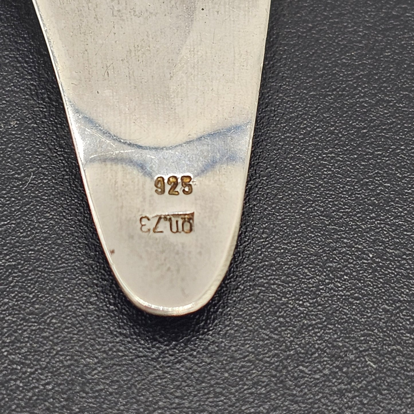 Sterling Silver and Abalone Shell Pendant - Marked and Signed
