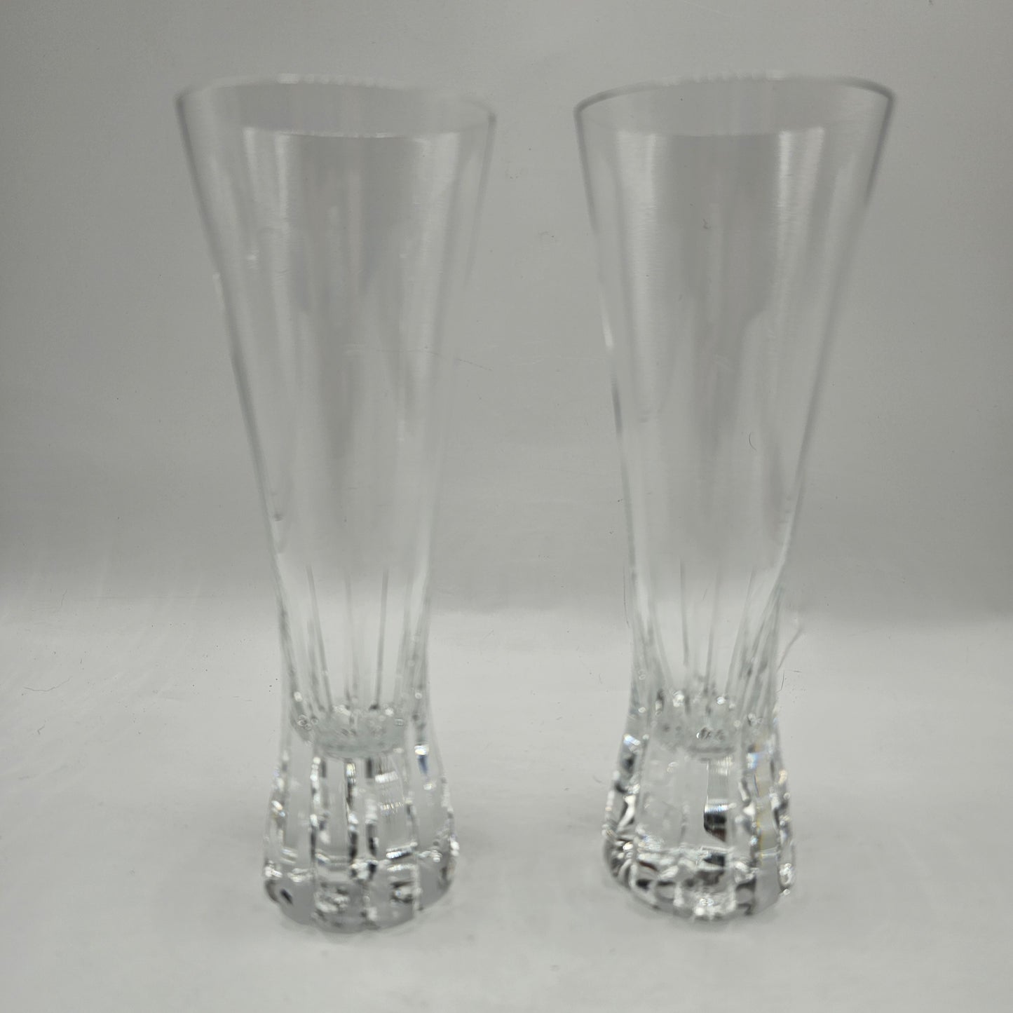 Rosenthal Patricia Crystal Champagne Flutes - Vintage 1950's - Set of 2 (perfect condition)