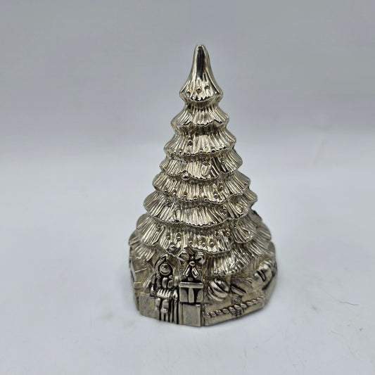 Silver Plated Christmas Tree Single Salt Shaker