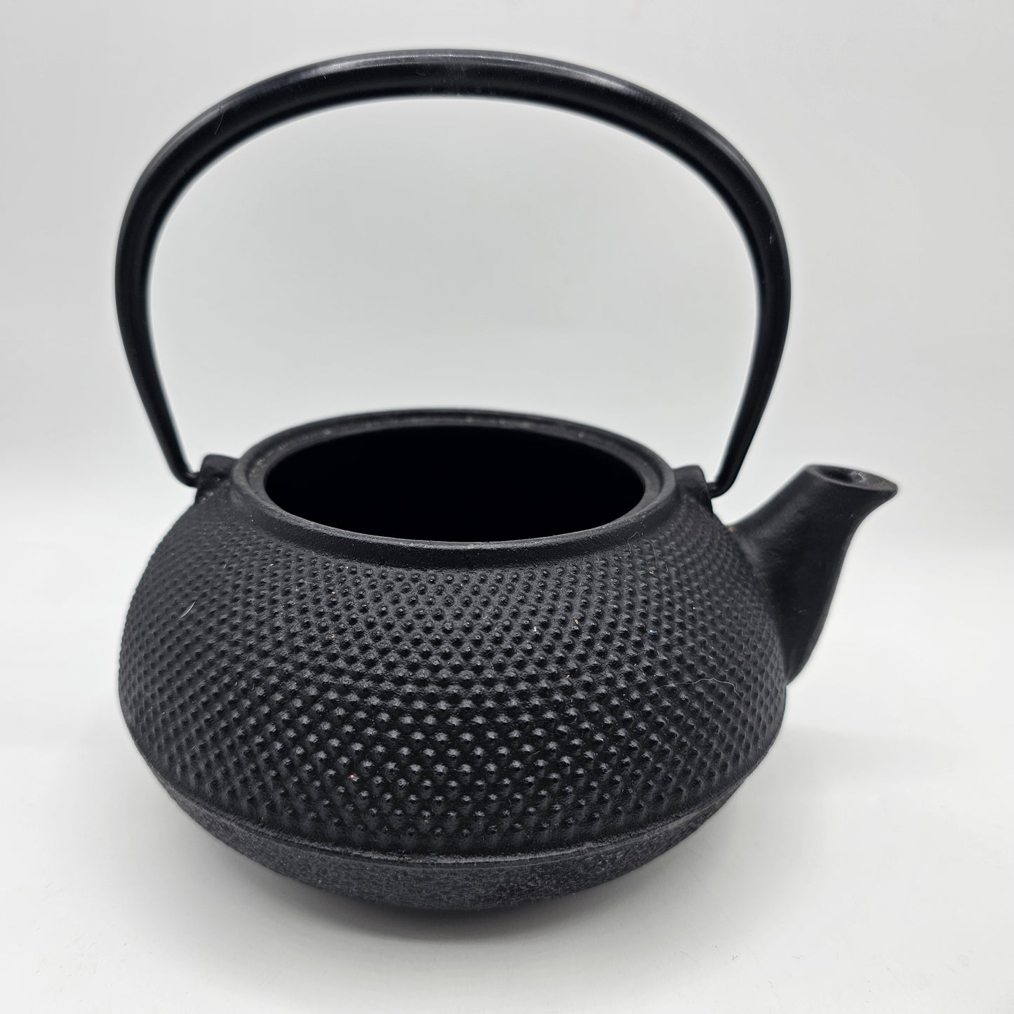 Black Cast Iron Asian Tea Pot Planter (no lid)