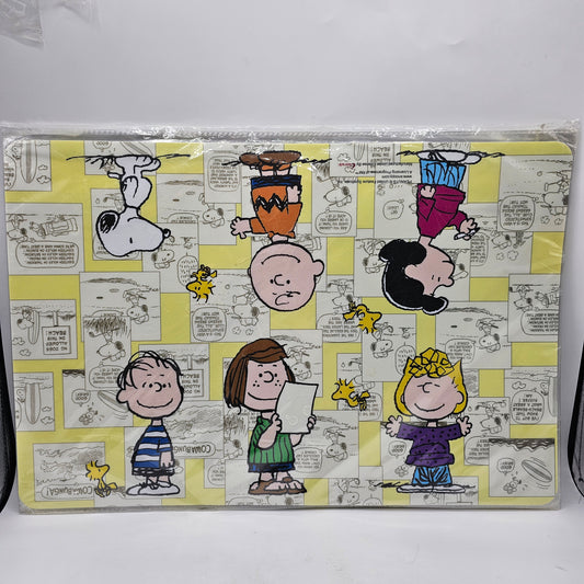 Snoopy Peanuts Plastic Placemats - Golf and Surf Themed - Set of 4