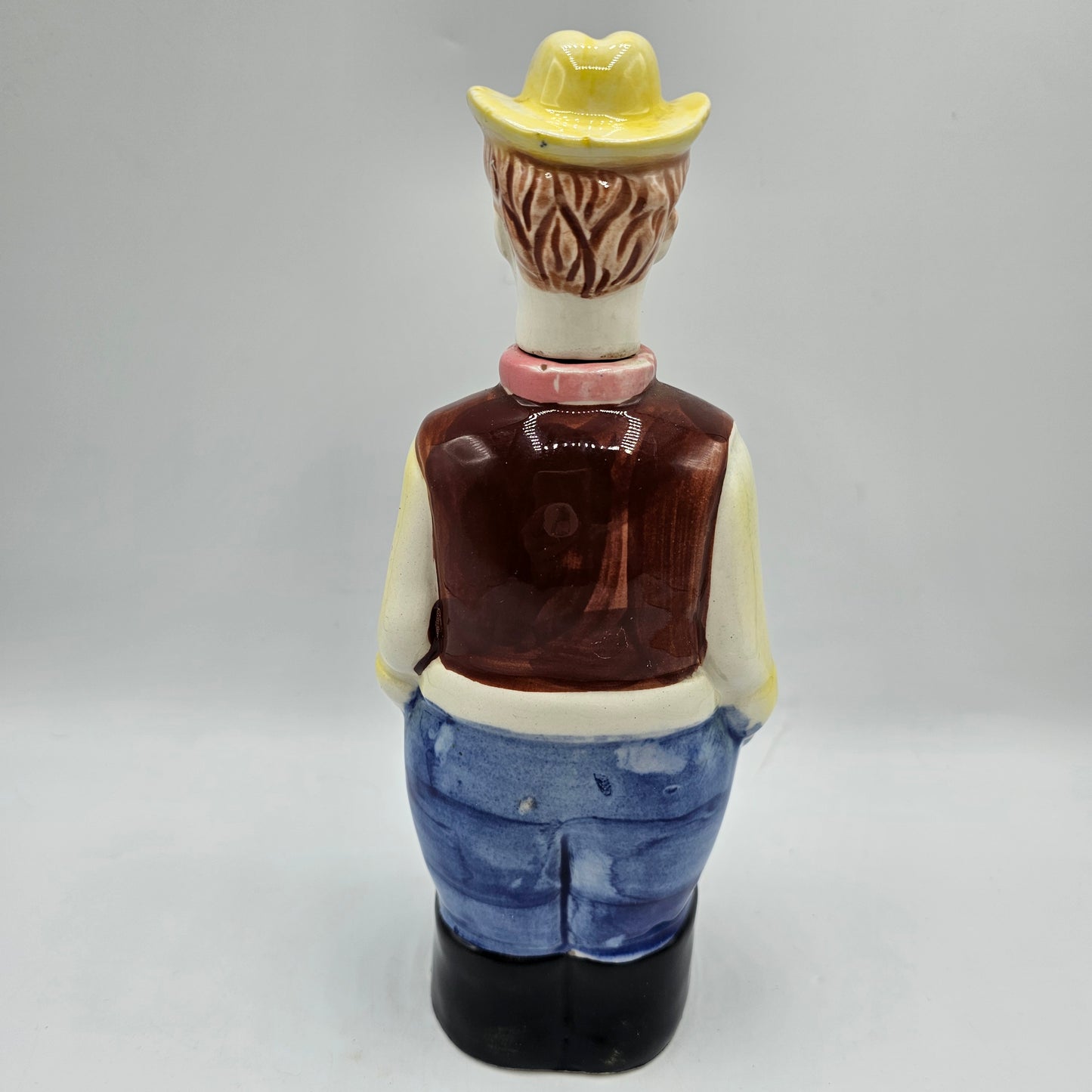 Vintage Cowboy/Outlaw Whiskey Decanter by Chase of Japan