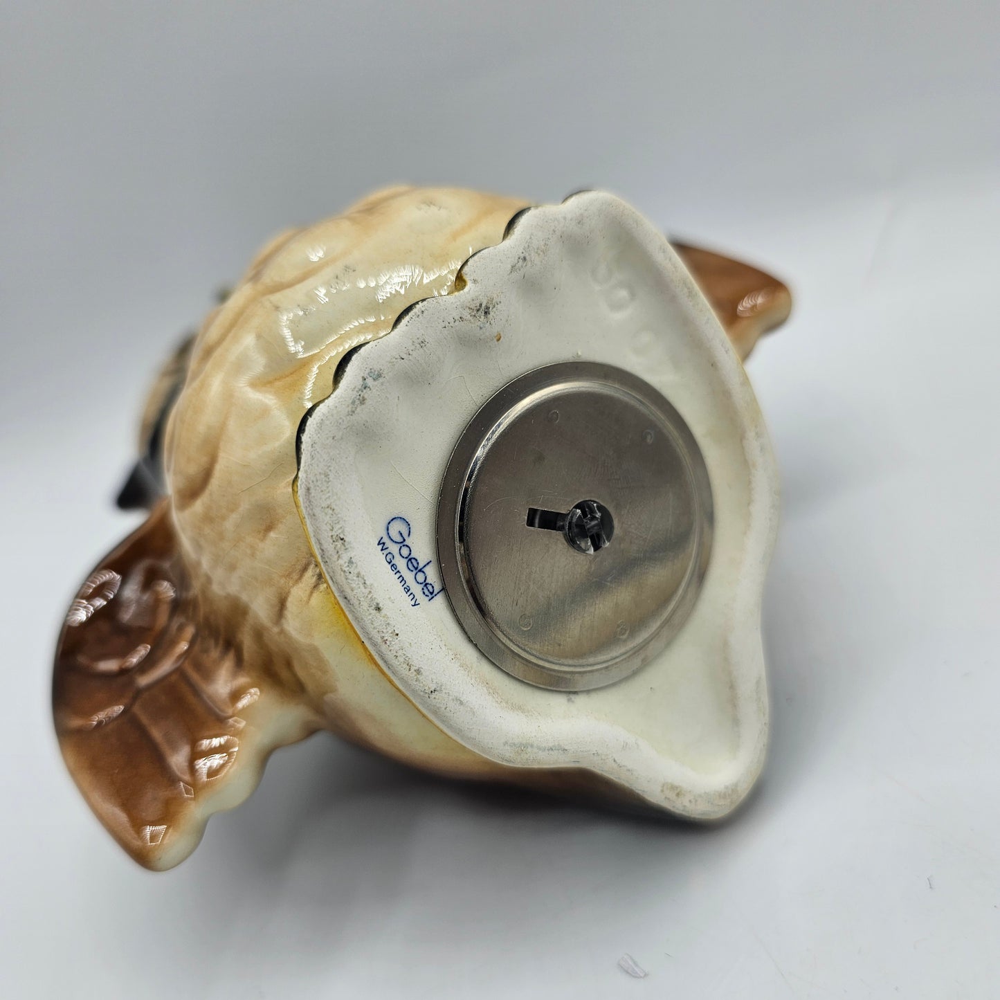 Vintage Ceramic Brown Owl Bank by Goebel of West Germany