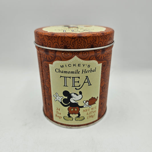 Vintage Mickey Mouse Chamomile Herbal Tea Tin from Disneyland Resort