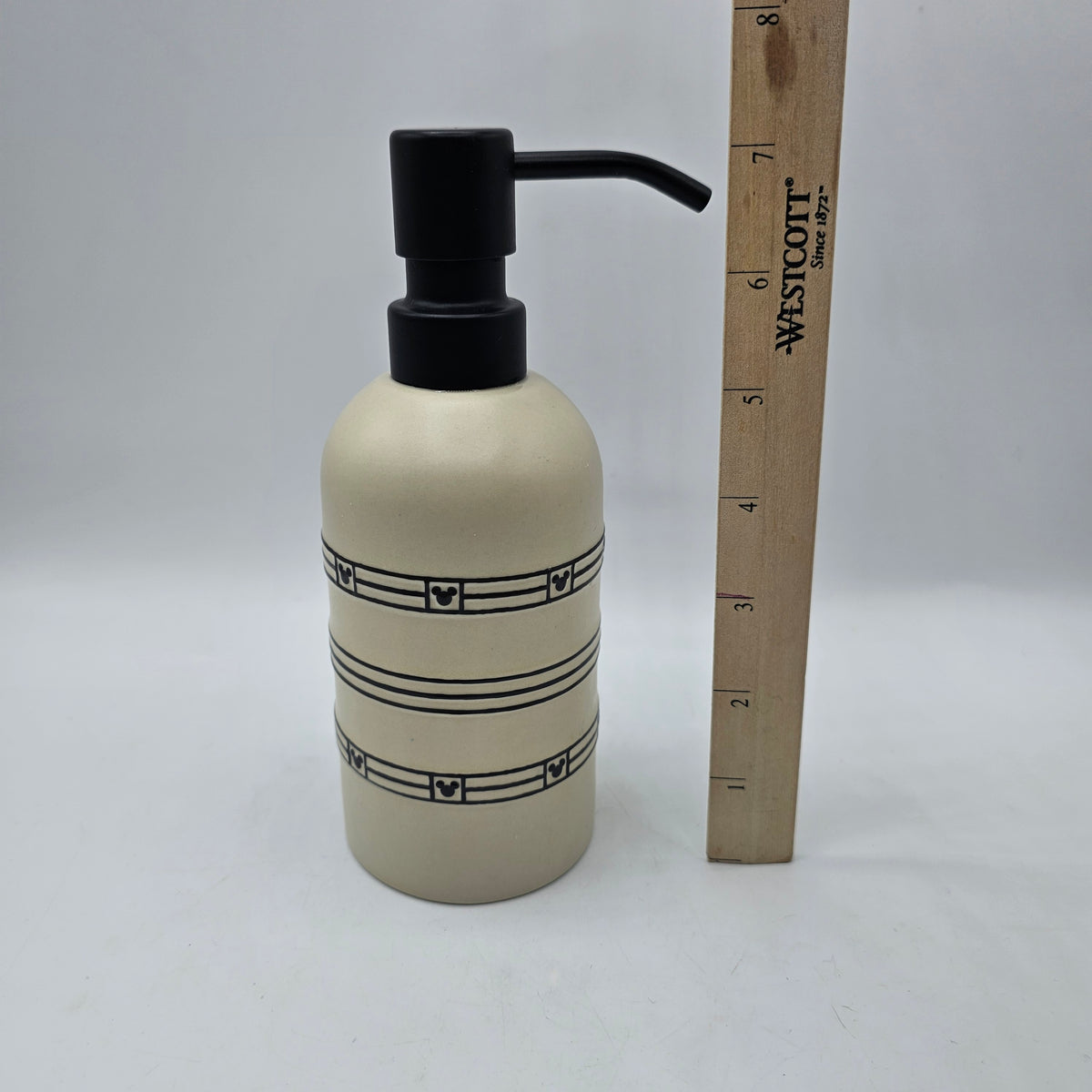 Mickey Mouse Ears Ceramic Soap Dispenser with Pump by Disney