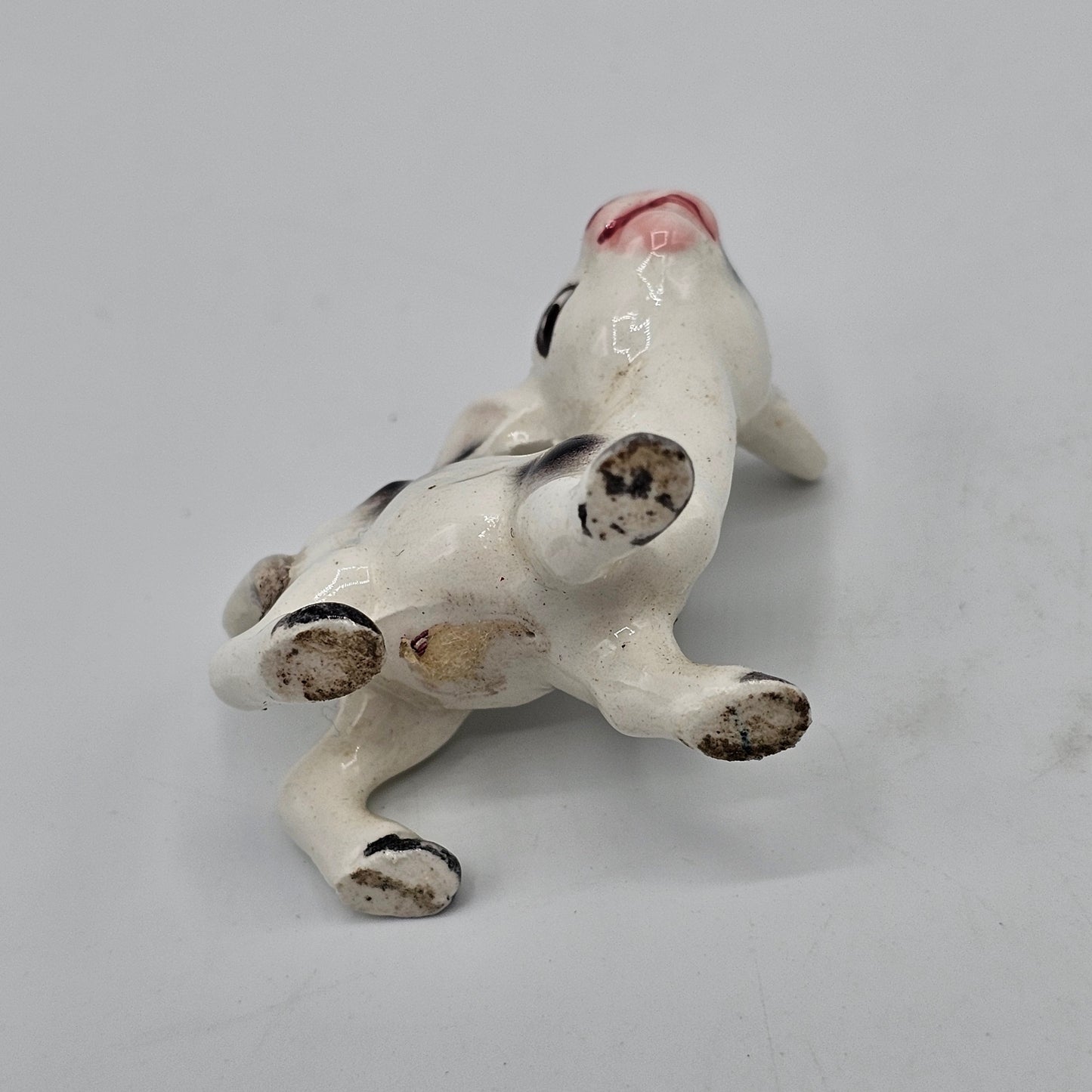 Miniature Calf Cow Porcelain Figurine