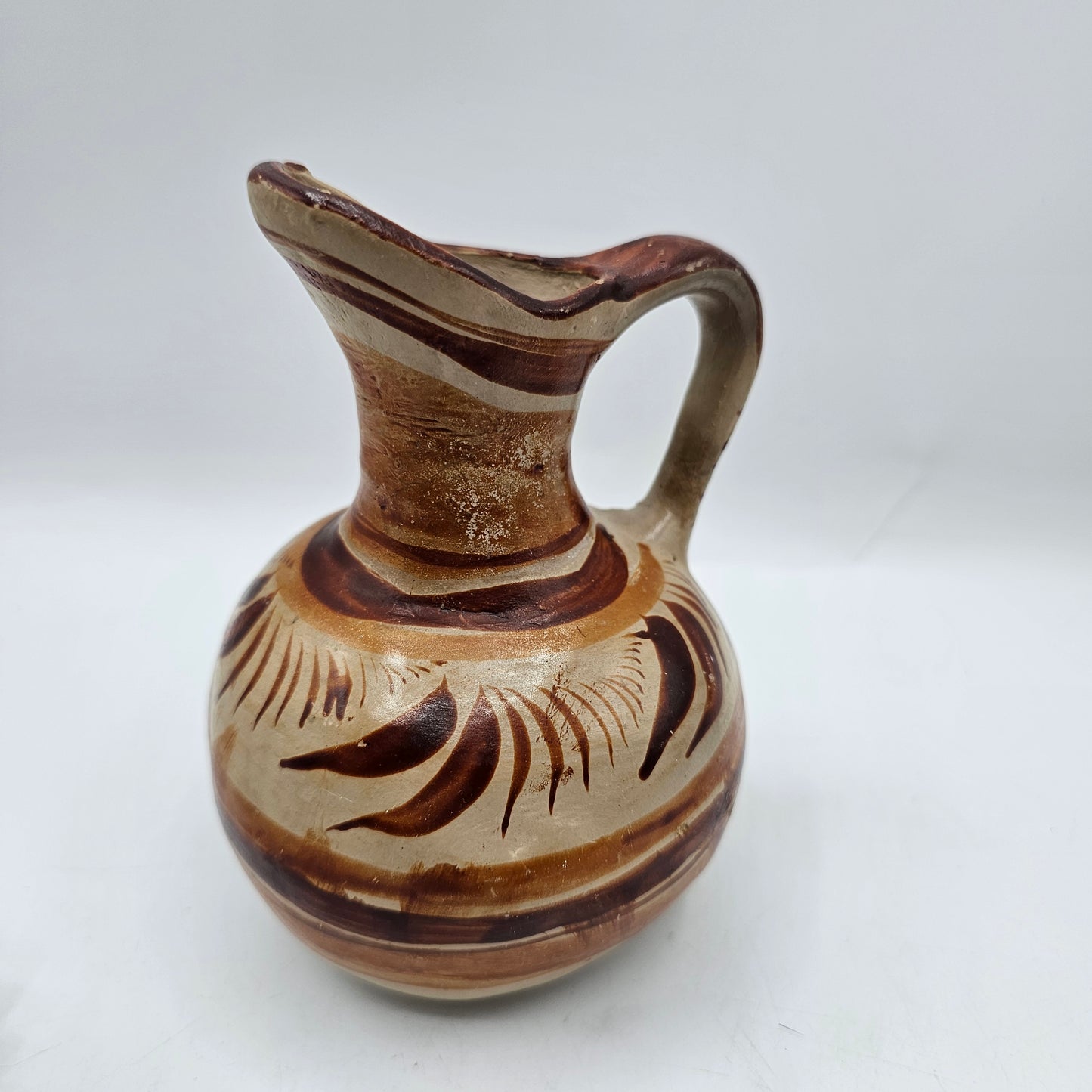 Mexican Pottery Hand Painted Decorative Jug