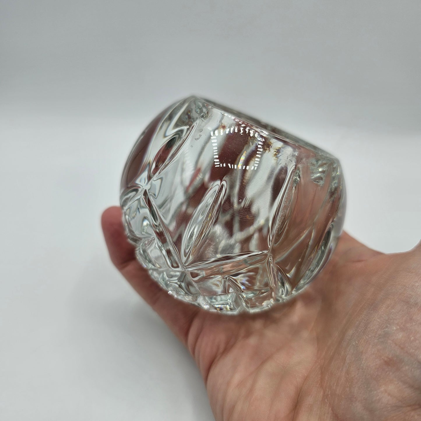 Glass Votive Candle Holder by Homco