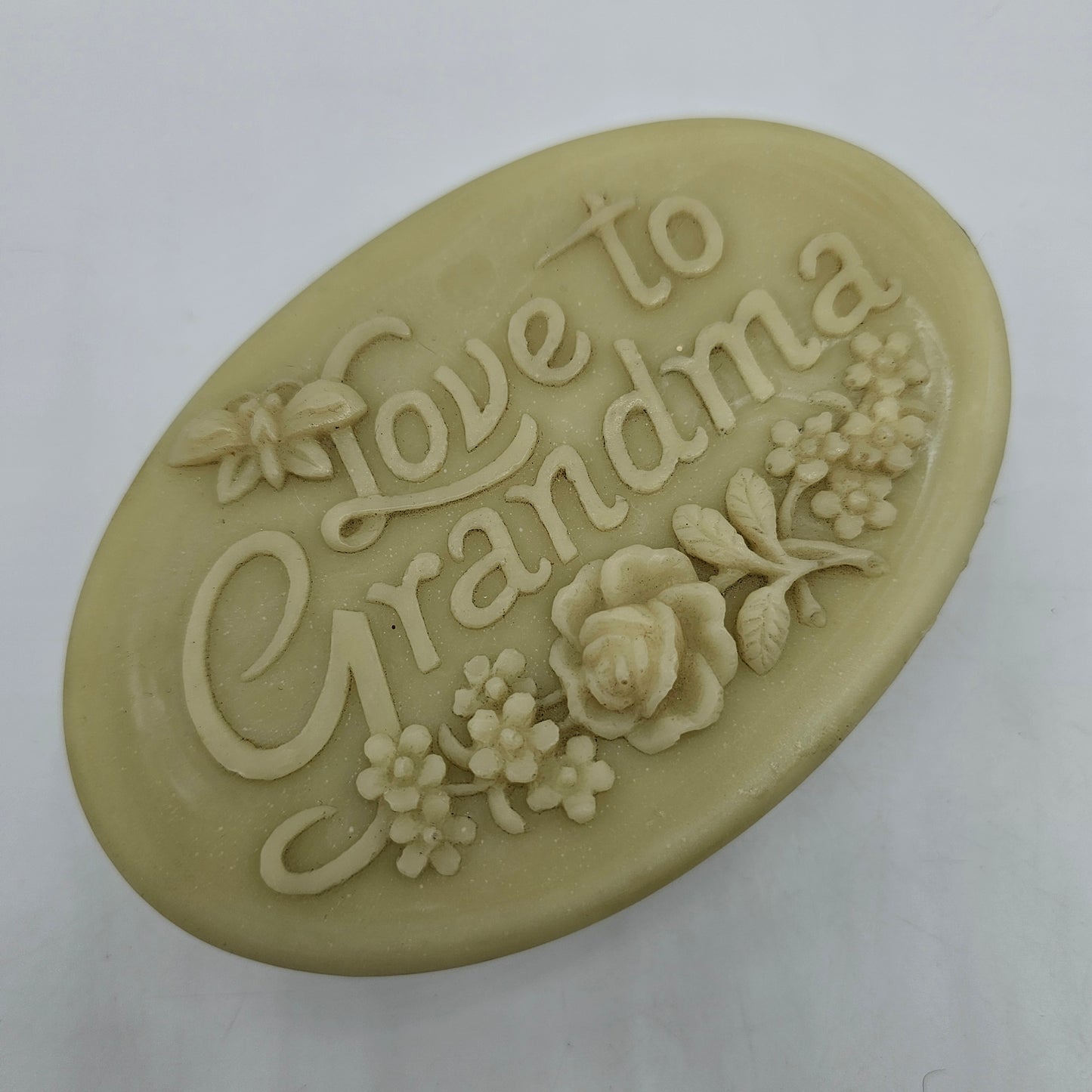 "Love to Grandma" Oval Gift, Jewelry or Trinket Box