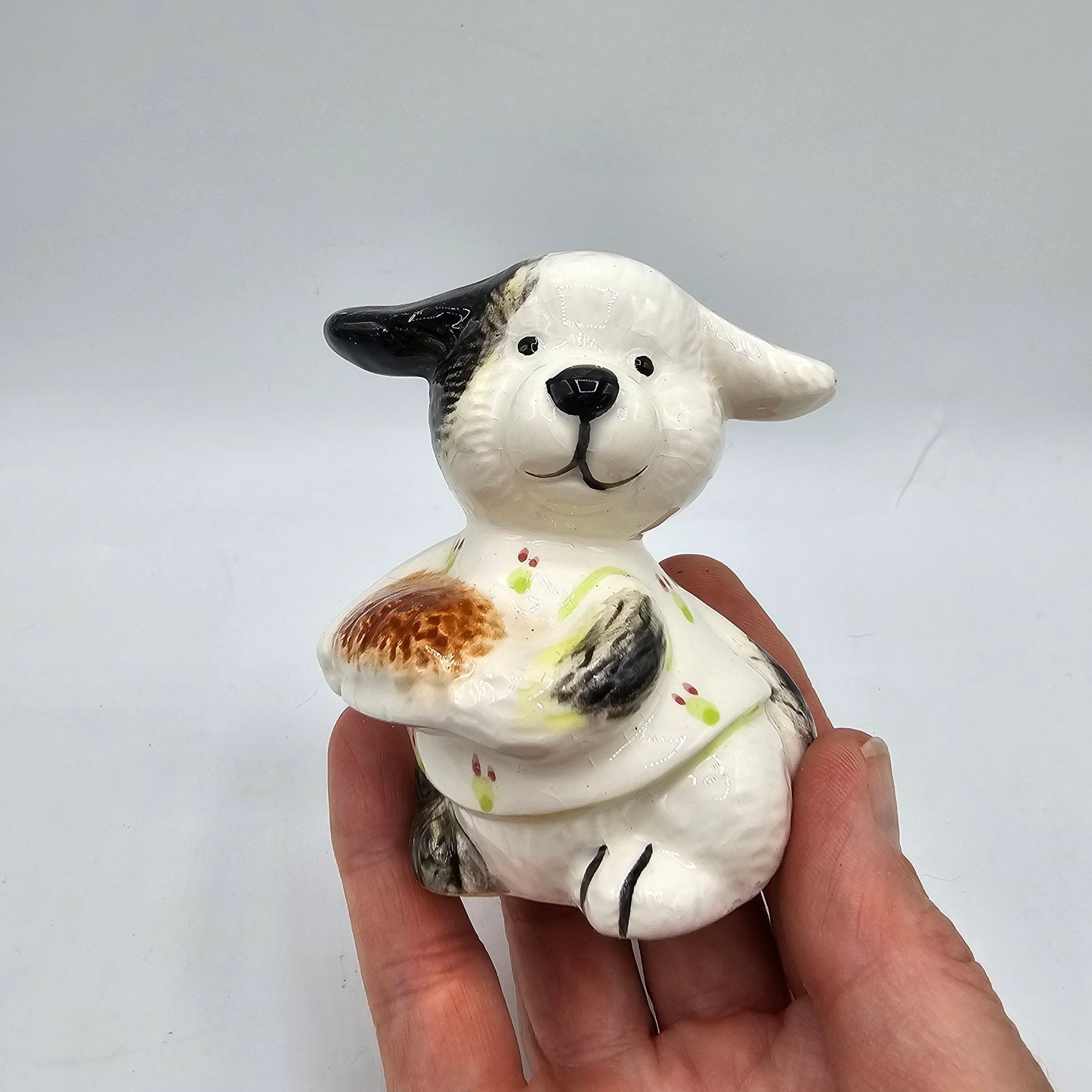 Vintage Puppy Dog Single Ceramic Shaker