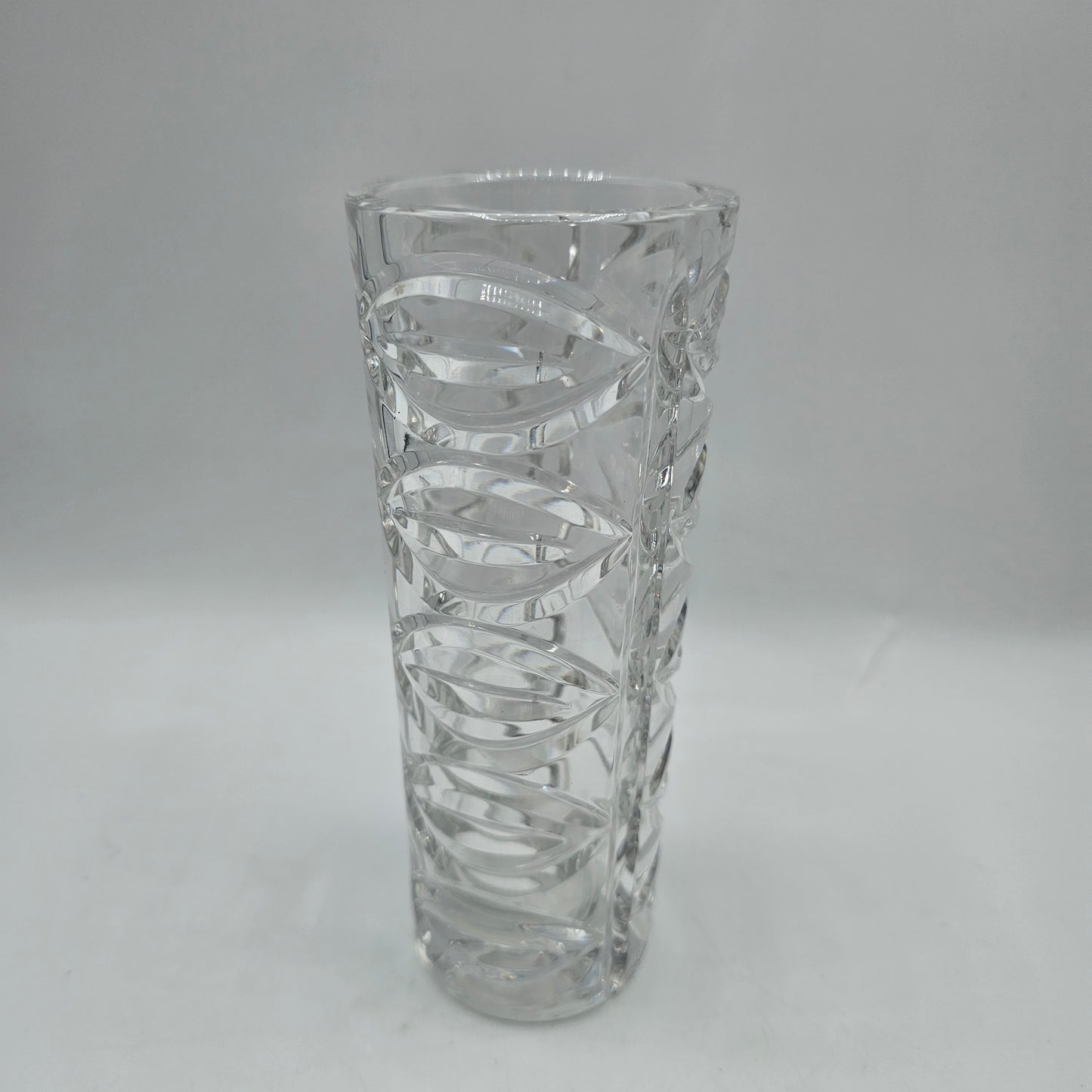 Vintage Cut Lead Crystal Bud Vase