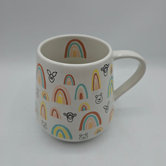 Disney Winnie the Pooh Rainbow Mug with Tigger and Piglet