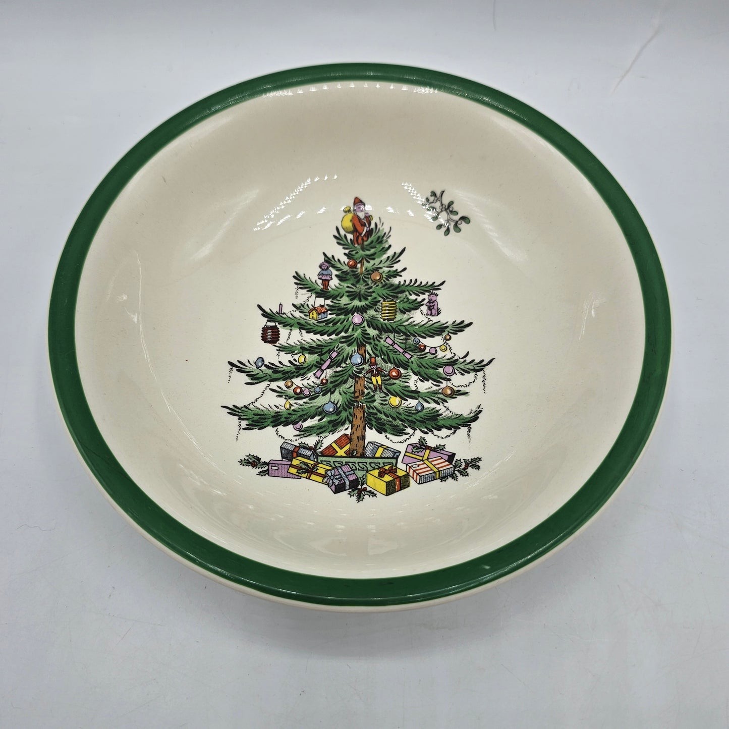 Vintage Spode Christmas Tree Cereal Bowl - Made in England