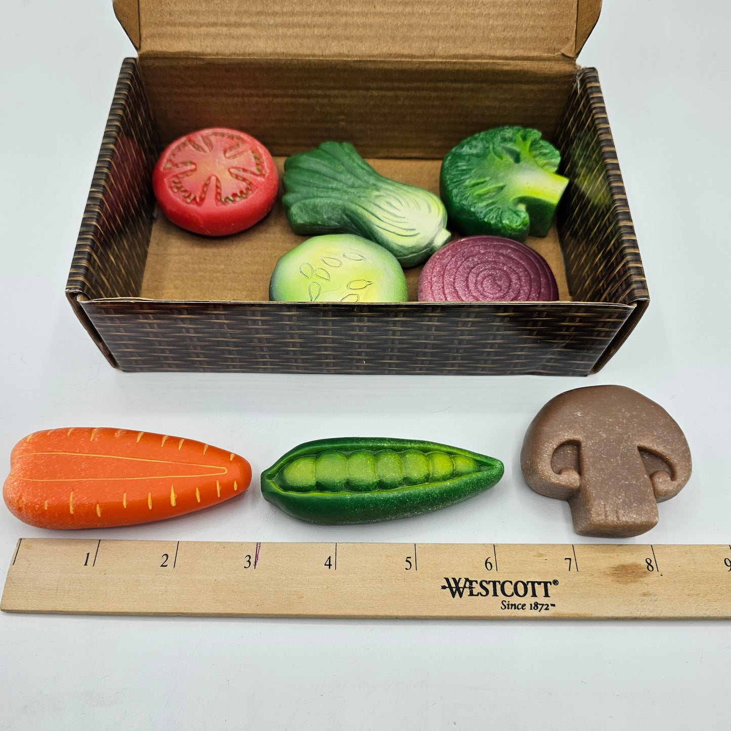 Yellow Door Sensory Play Stones - Vegetables