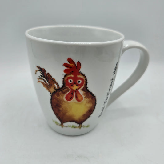 Price and Kensington Fine Porcelain Back to Front Hen Chicken Coffee Mug