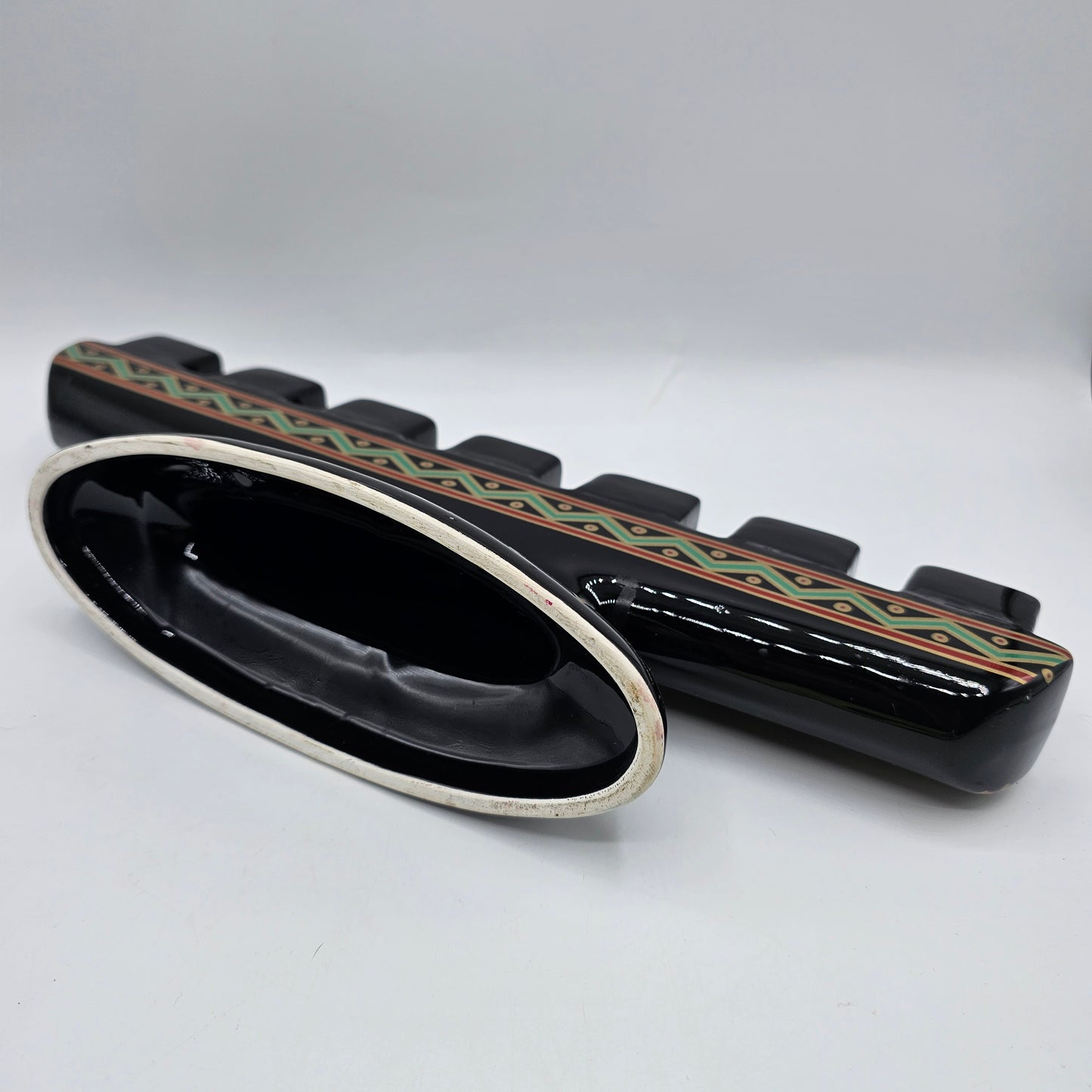 Ceramic Kwanzaa Kinara Candle Holder